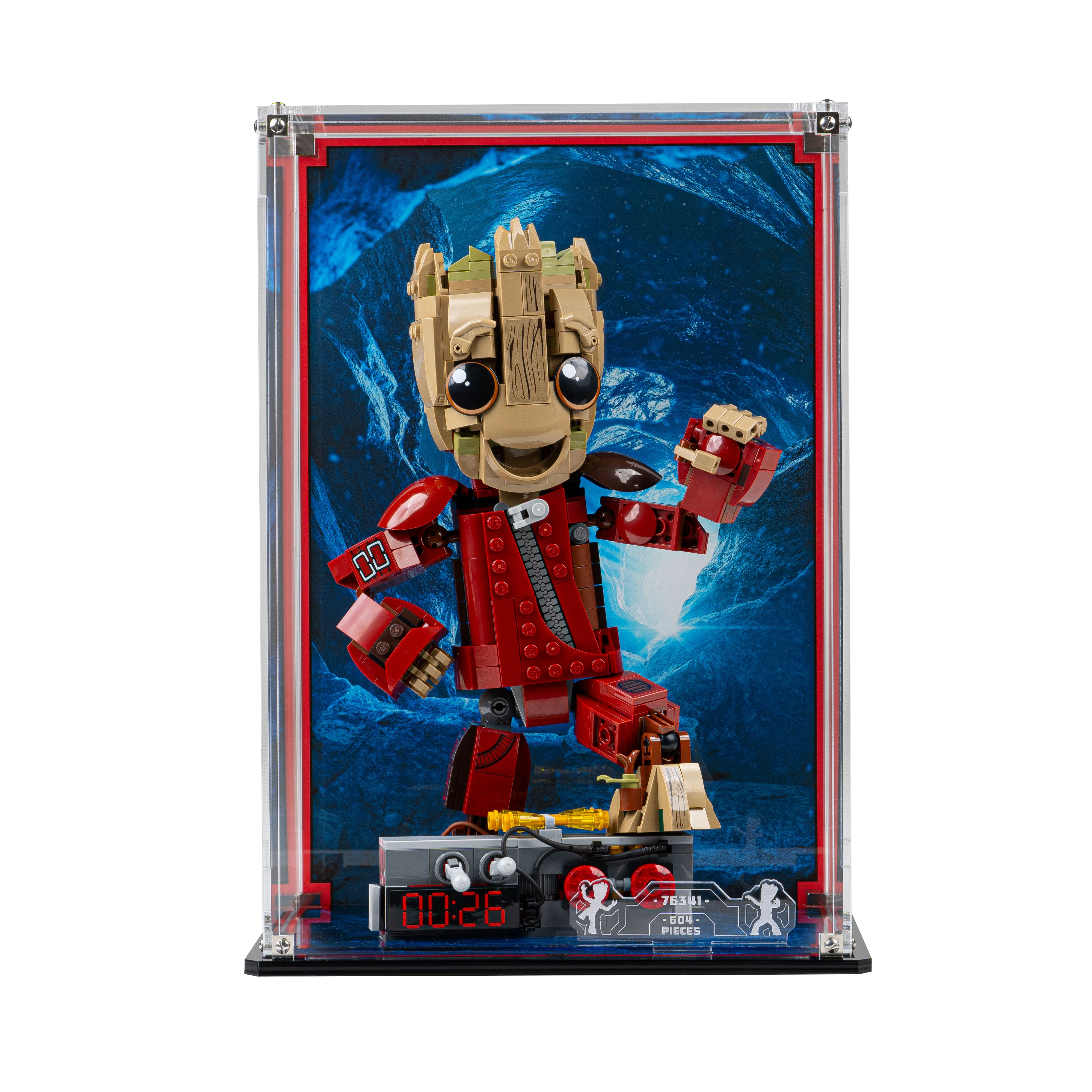 Display Case for LEGO® Marvel: Ravager Jumpsuit Groot (76341) - Image 3
