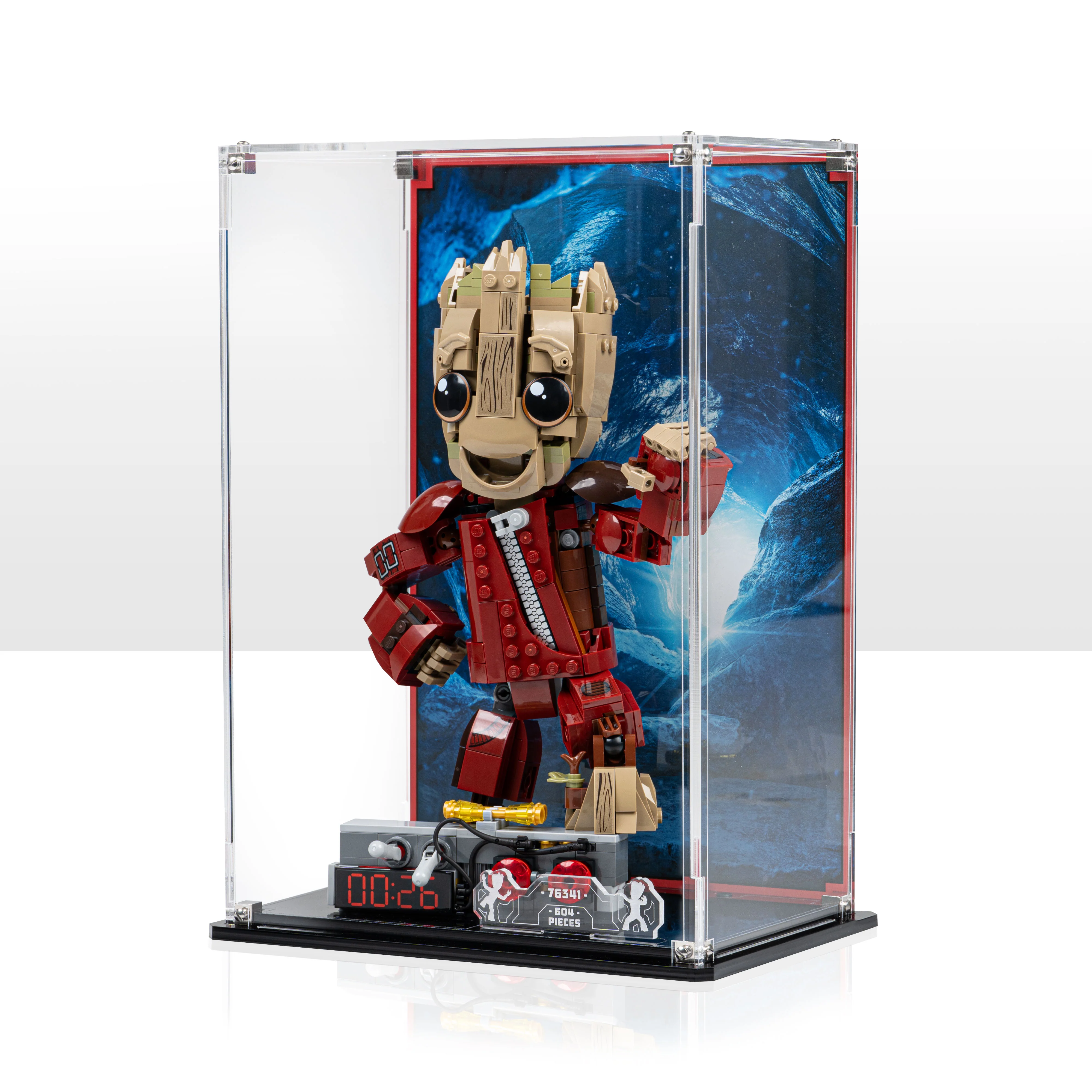 Display Case for LEGO® Marvel: Ravager Jumpsuit Groot (76341) - Image 6