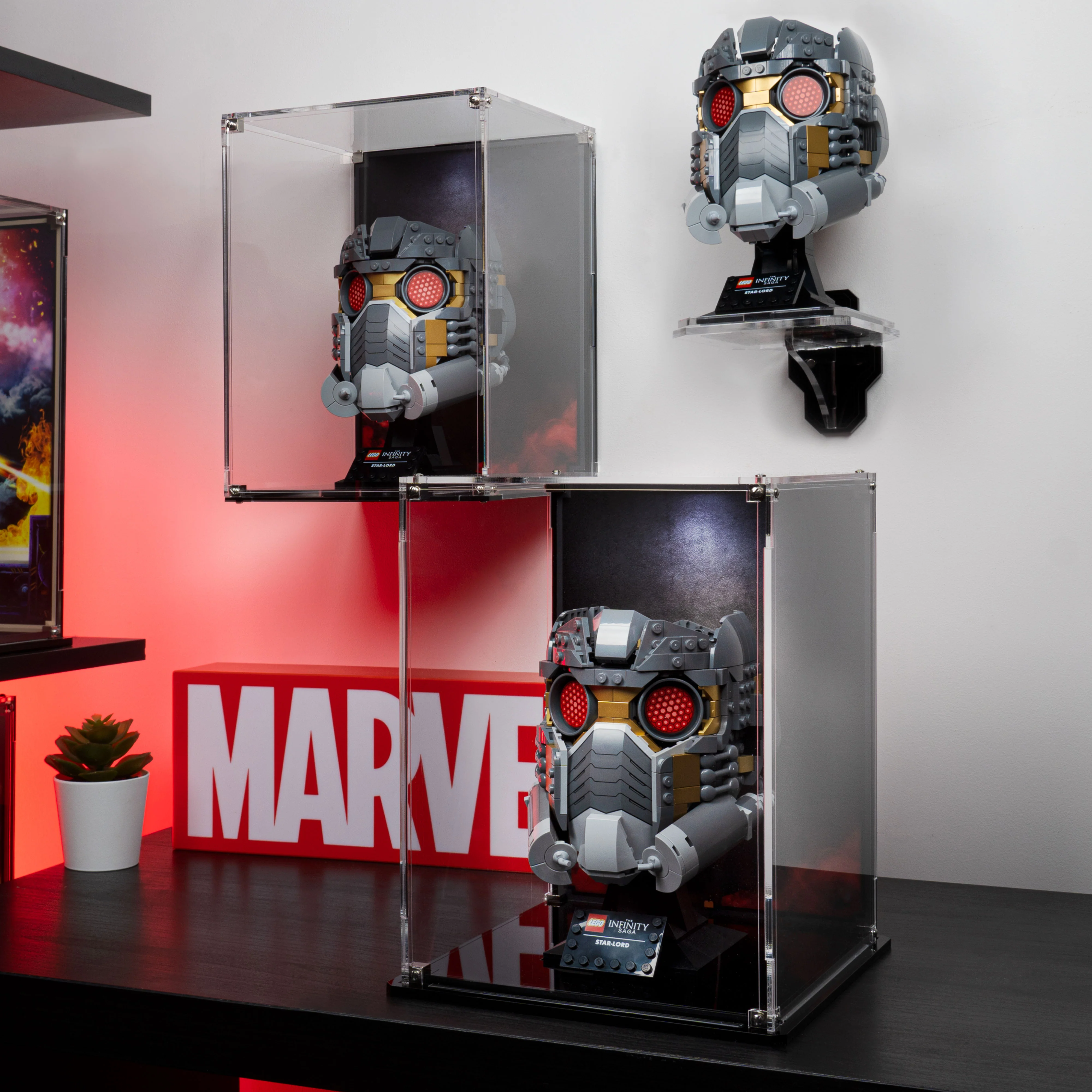 Display Case for LEGO® Marvel Star-Lord's Helmet (76251) - Image 19