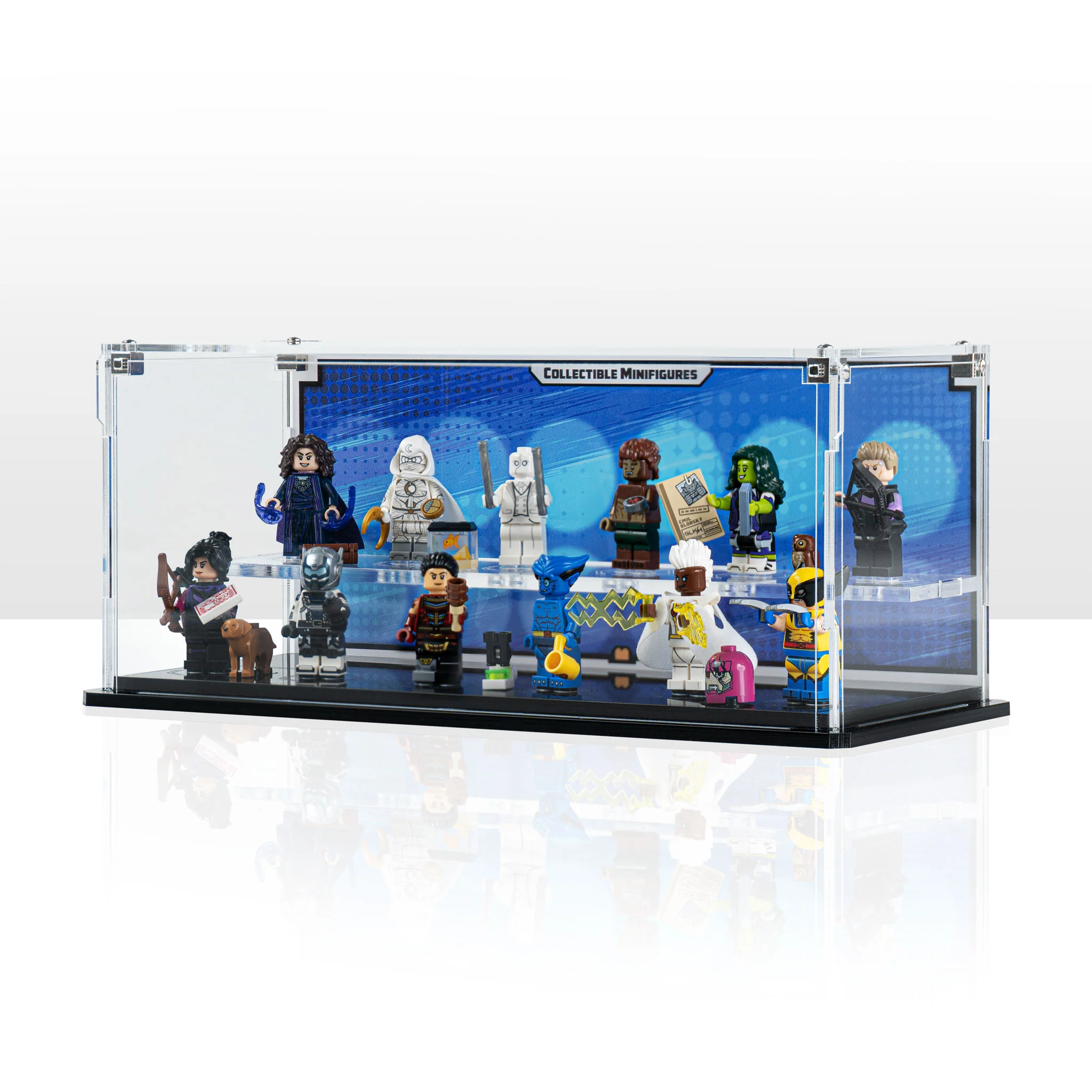 Display Case for LEGO® Marvel Studios Collectable Minifigure Series 2 (71039)