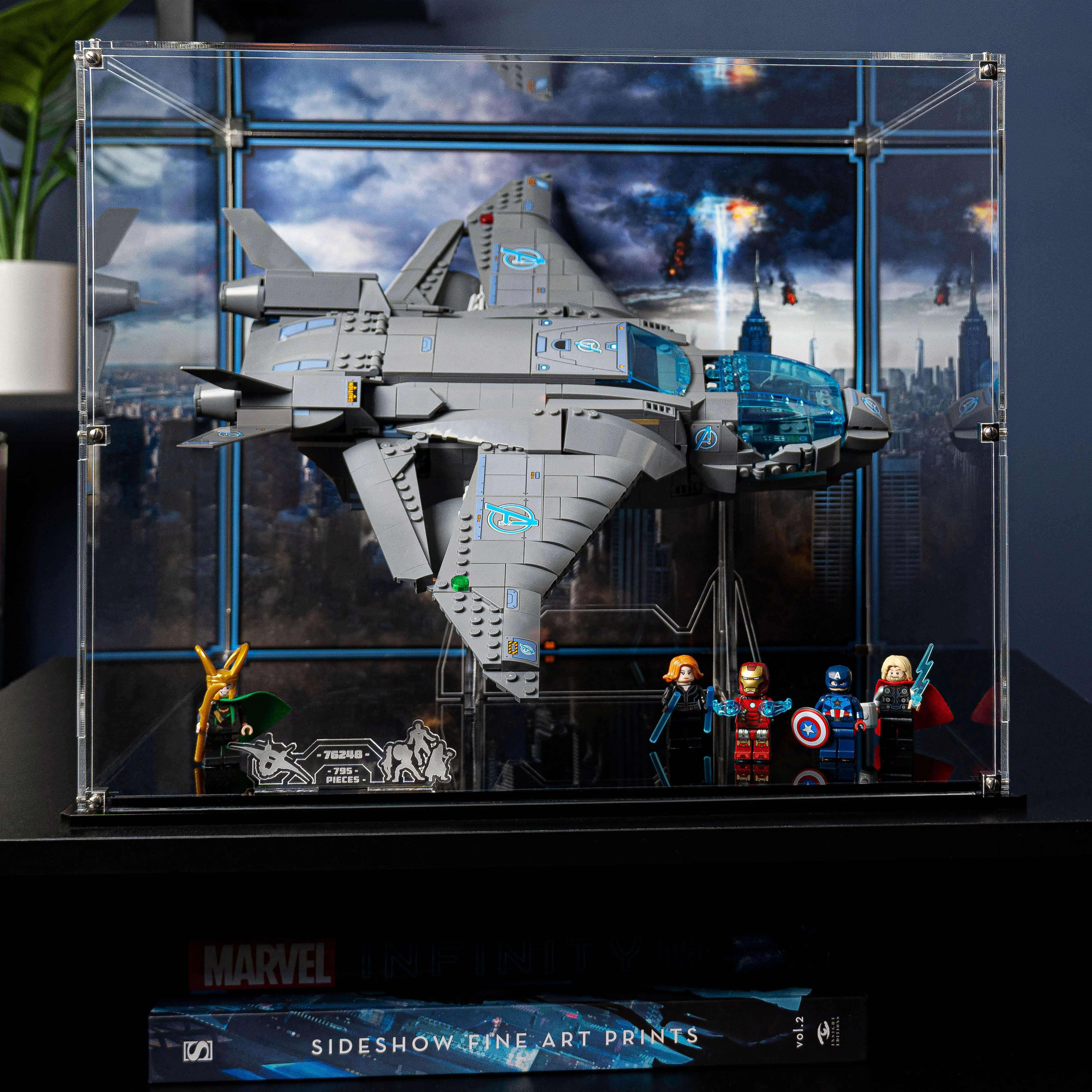 Display Case for LEGO® Marvel: The Avengers Quinjet (76248) - Image 7