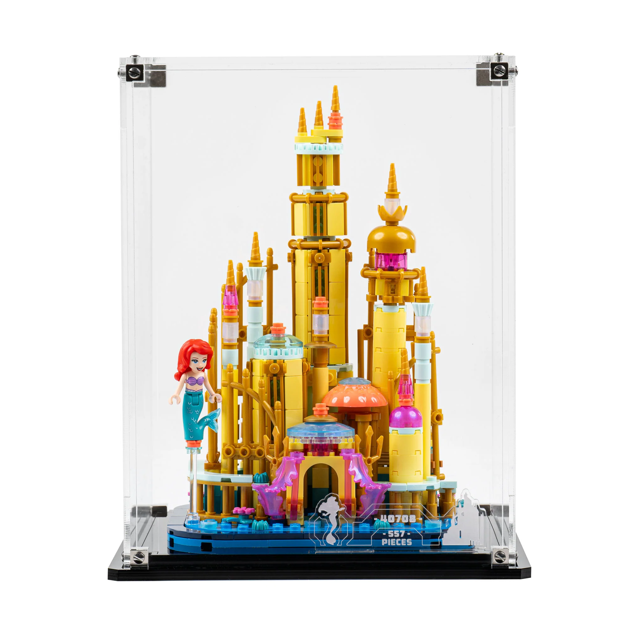 Display Case for LEGO® Mini Disney Ariel’s Castle (40708) - Image 5