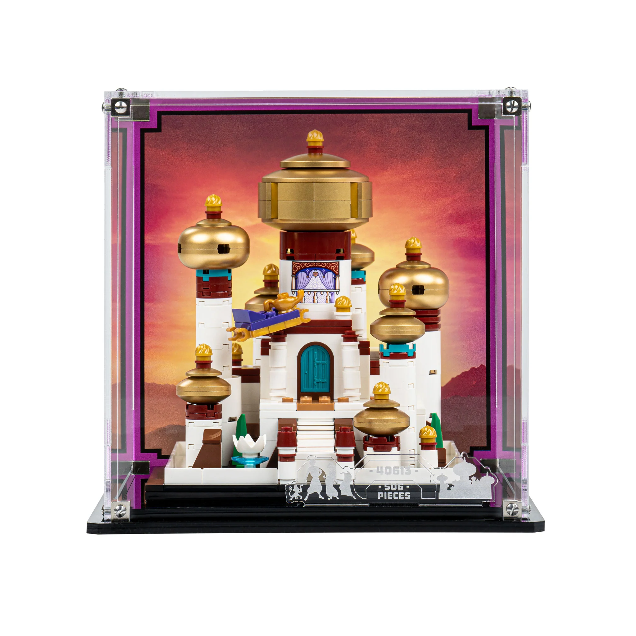 Display Case for LEGO® Mini Disney Palace of Agrabah (40613) - Image 2