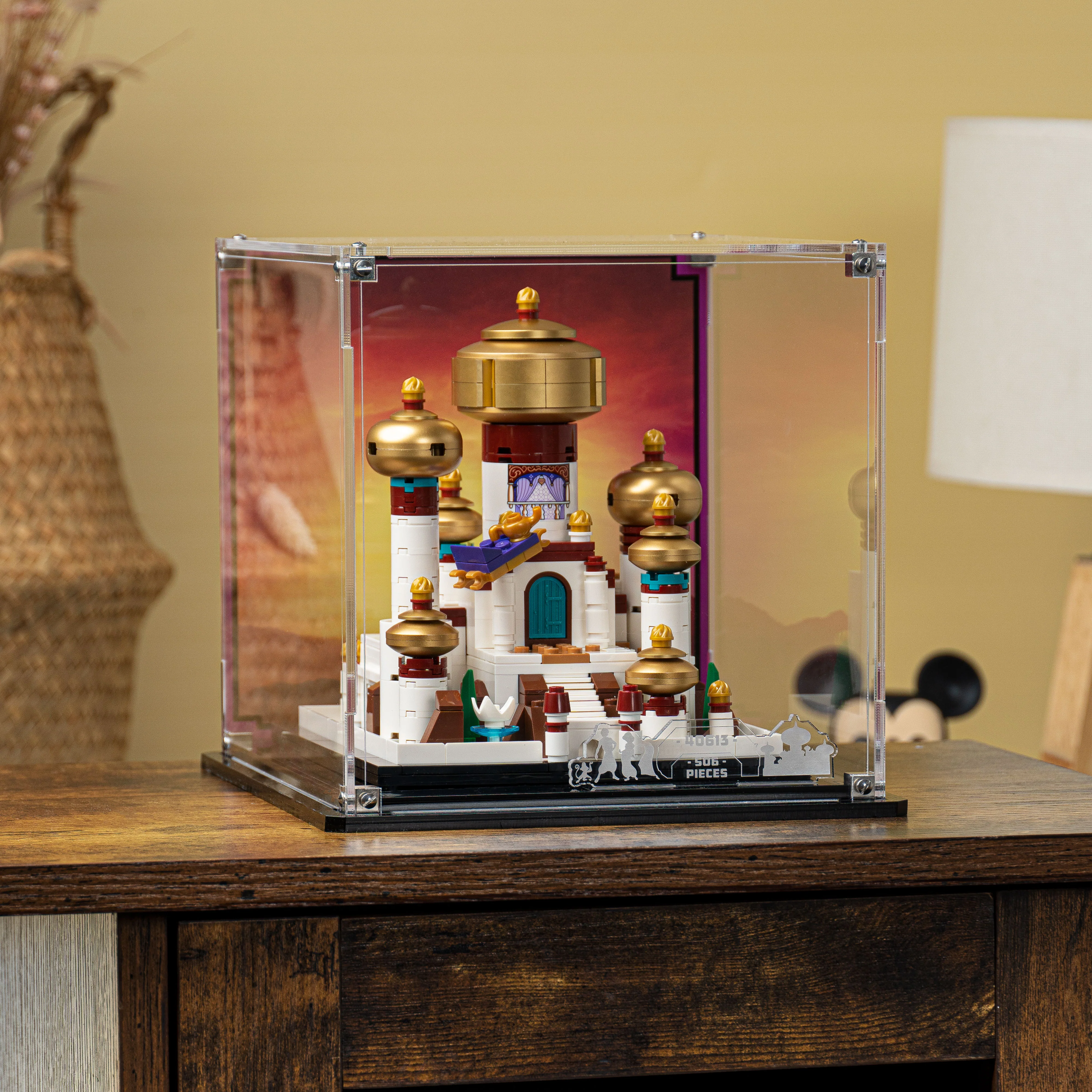 Display Case for LEGO® Mini Disney Palace of Agrabah (40613) - Image 8