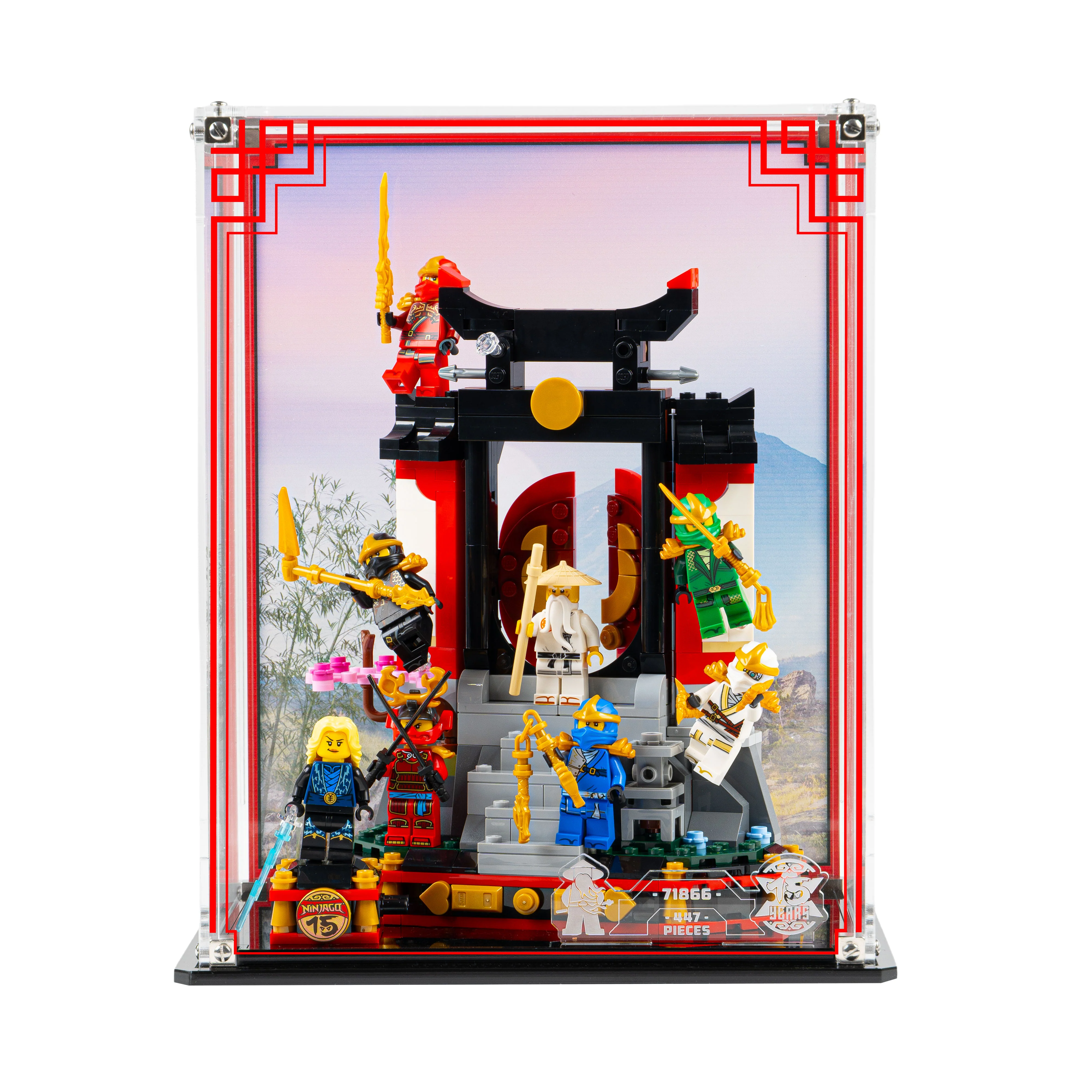 Display Case for LEGO® Ninja Character Display 15th Anniversary (71866) - Image 2