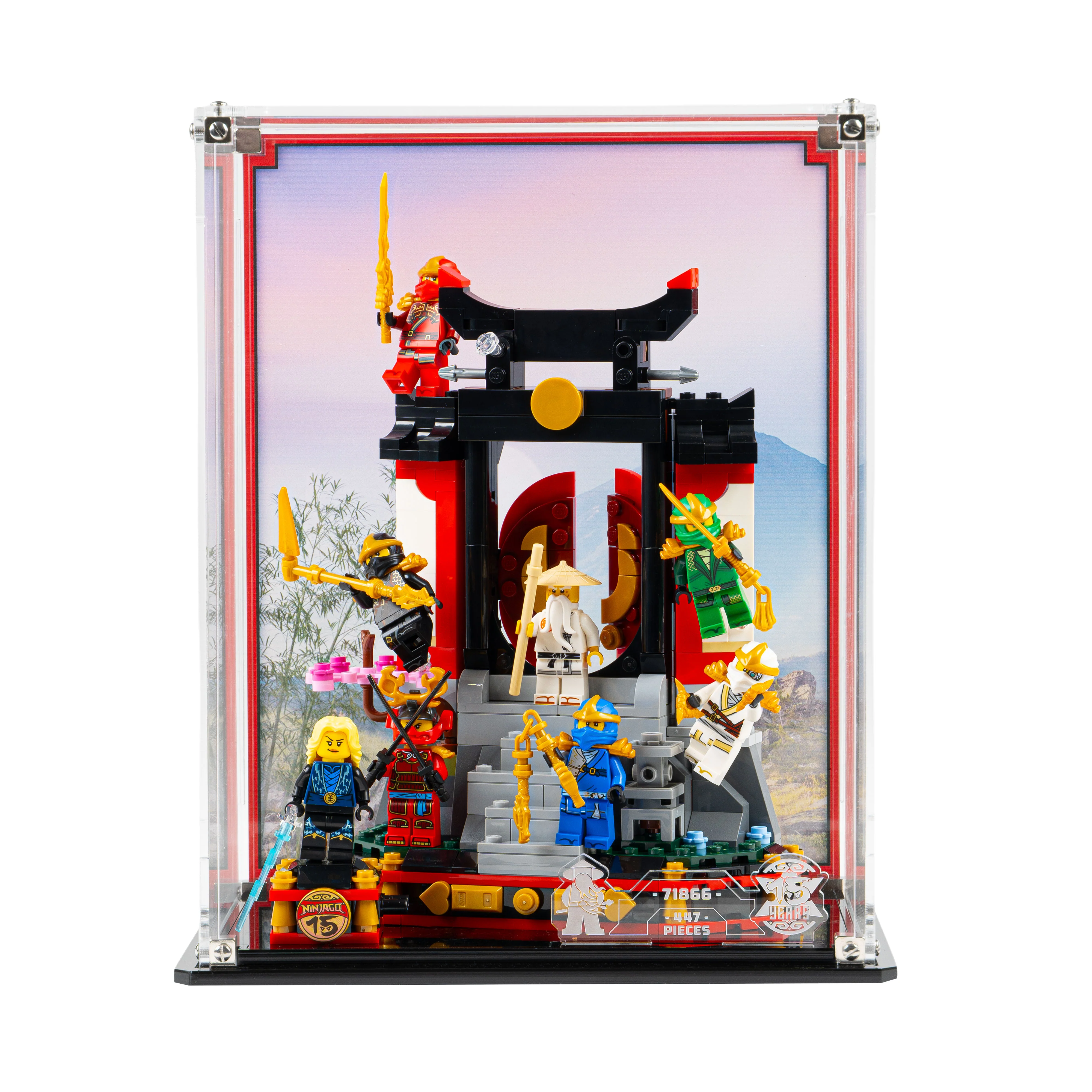 Display Case for LEGO® Ninja Character Display 15th Anniversary (71866) - Image 4