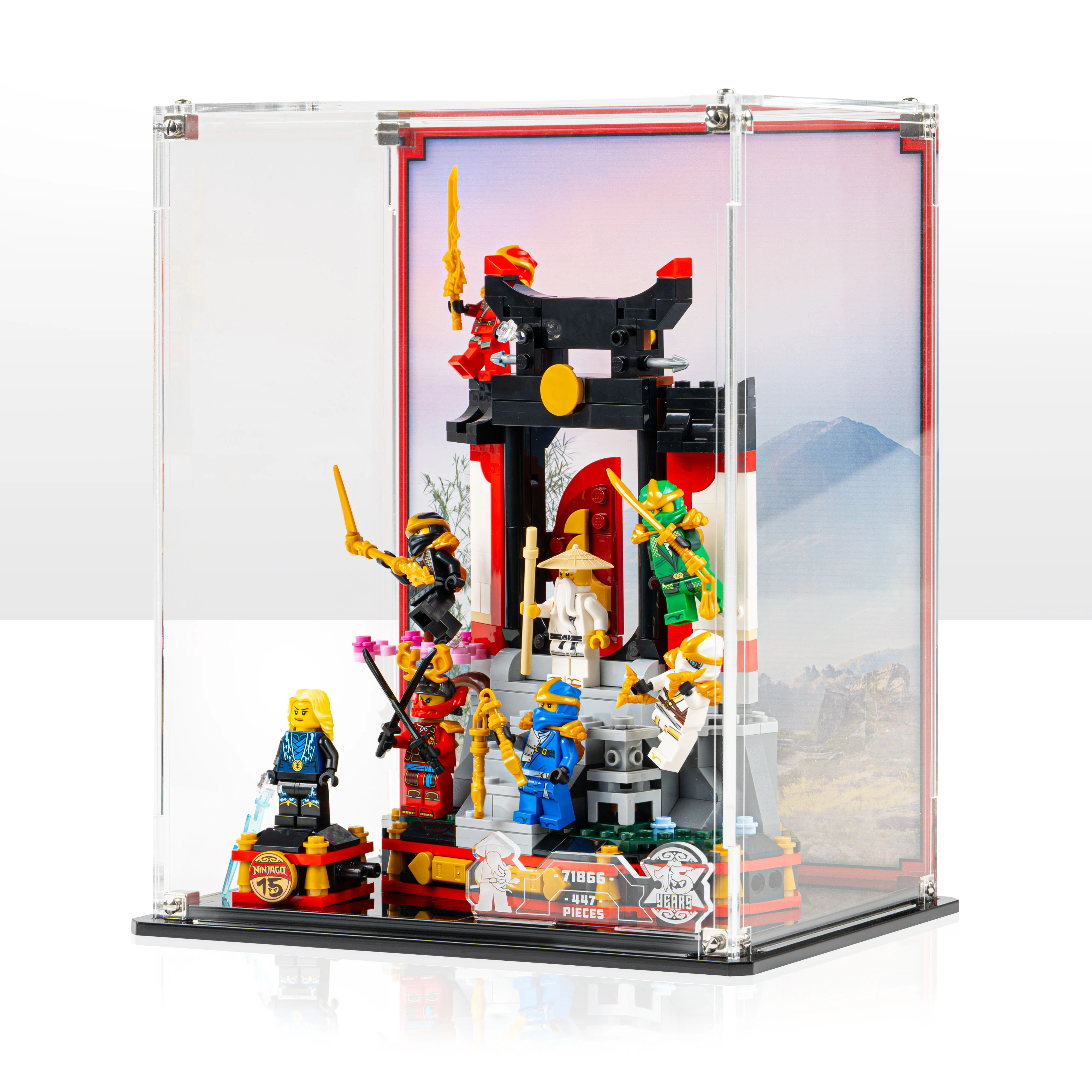 Display Case for LEGO® Ninja Character Display 15th Anniversary (71866) - Image 9