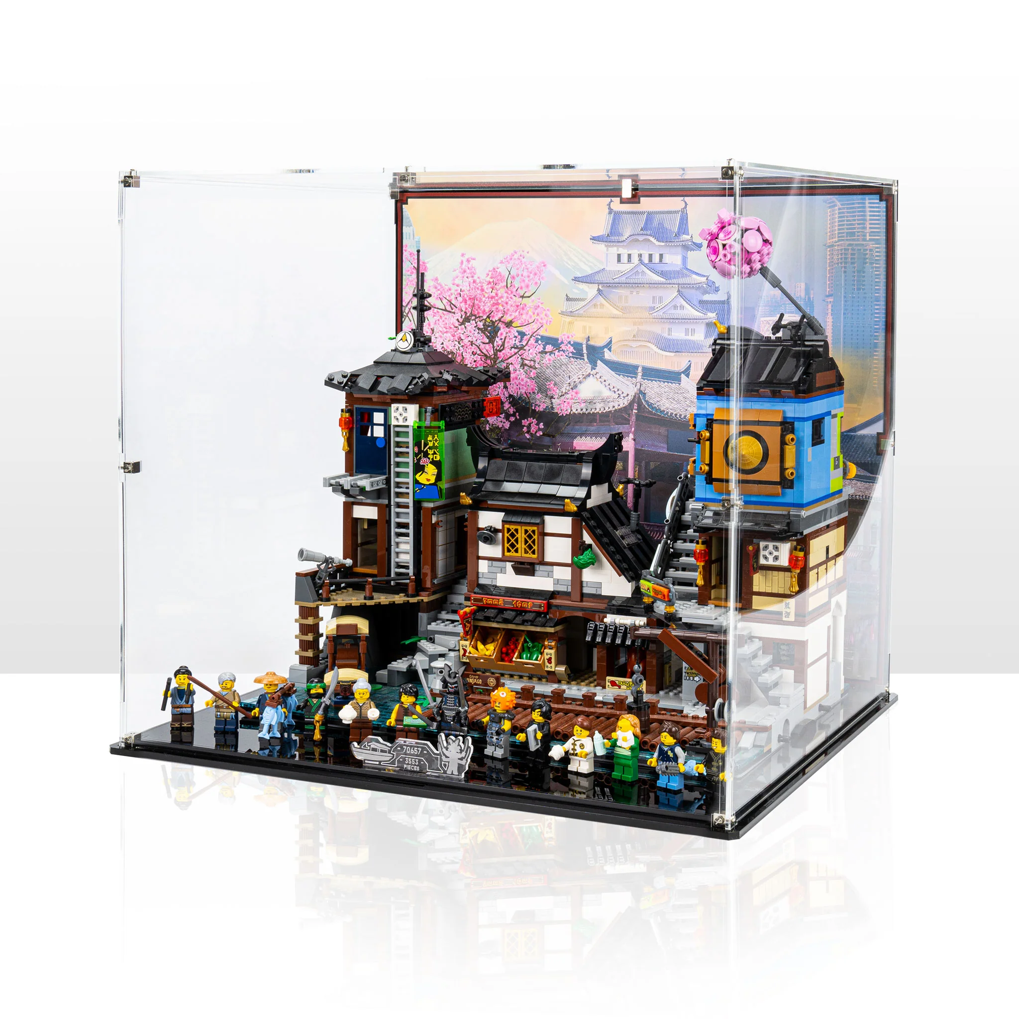 Display Case for LEGO® NINJAGO® City Docks (70657)