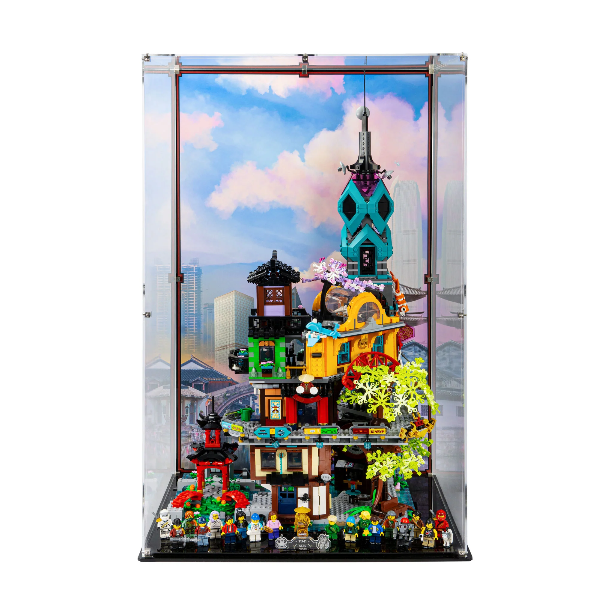 Display Case for LEGO® NINJAGO® City Gardens (71741) - Image 2