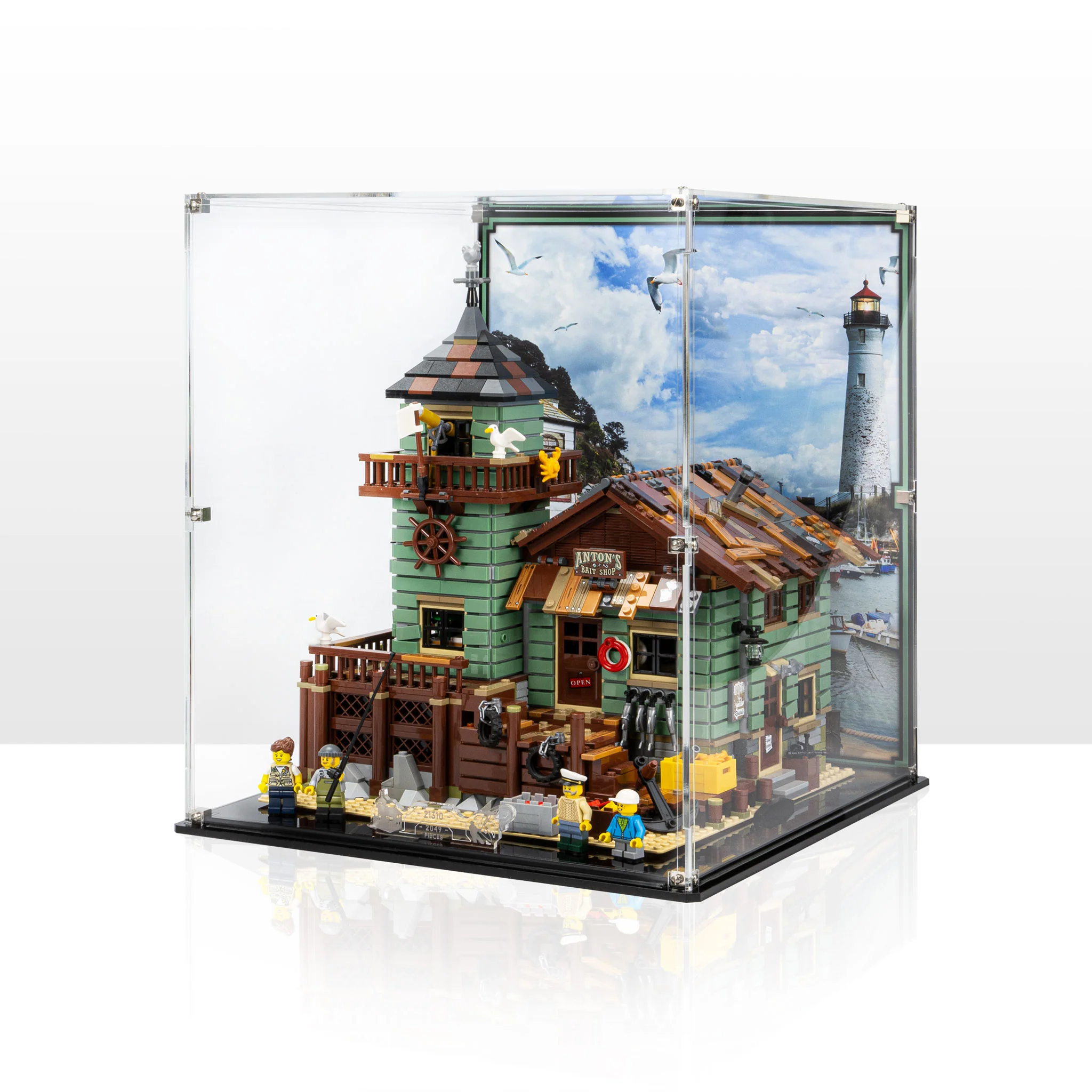Display Case for LEGO® Old Fishing Store (21310)