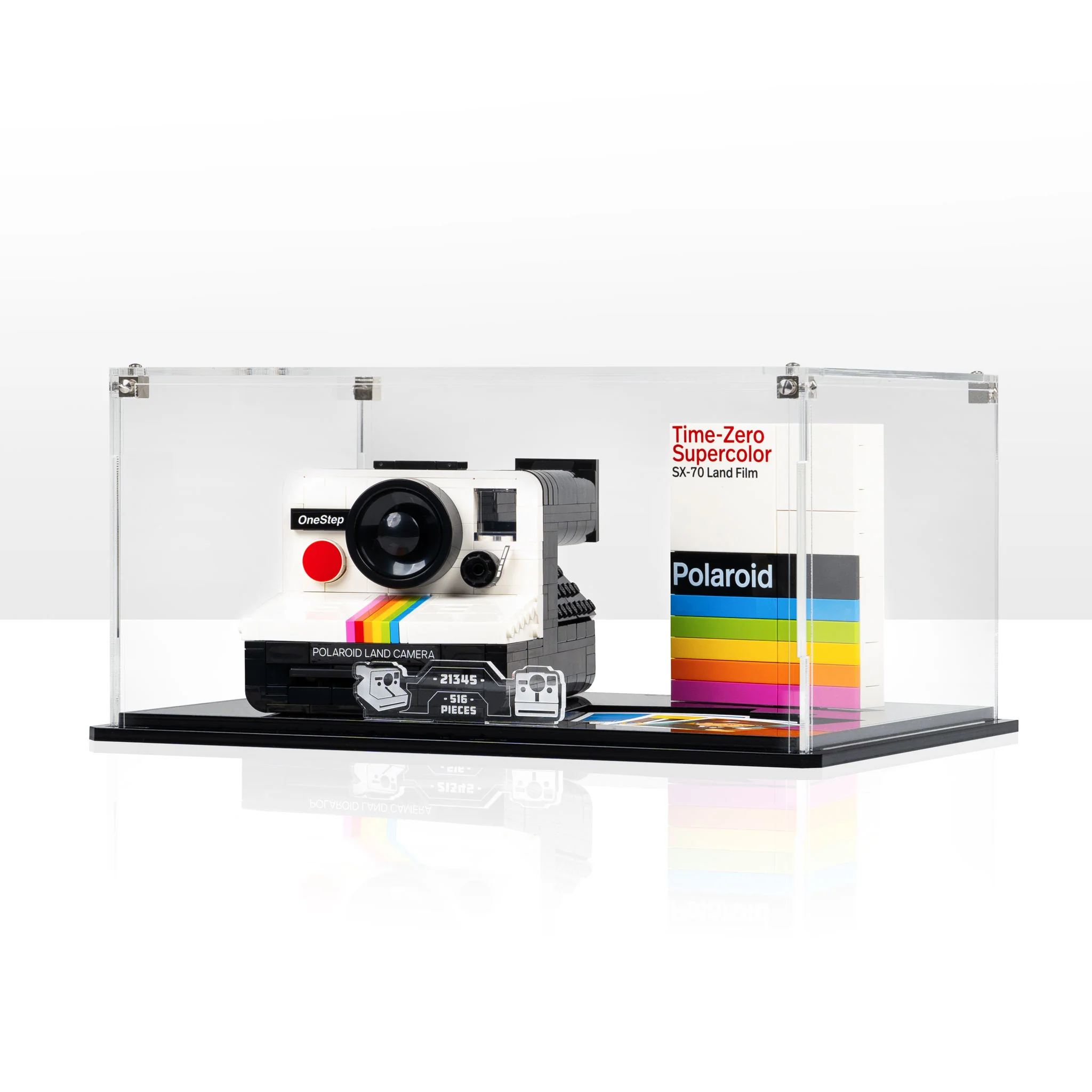 Display Case for LEGO® Polaroid OneStep SX-70 Camera (21345) - Image 2