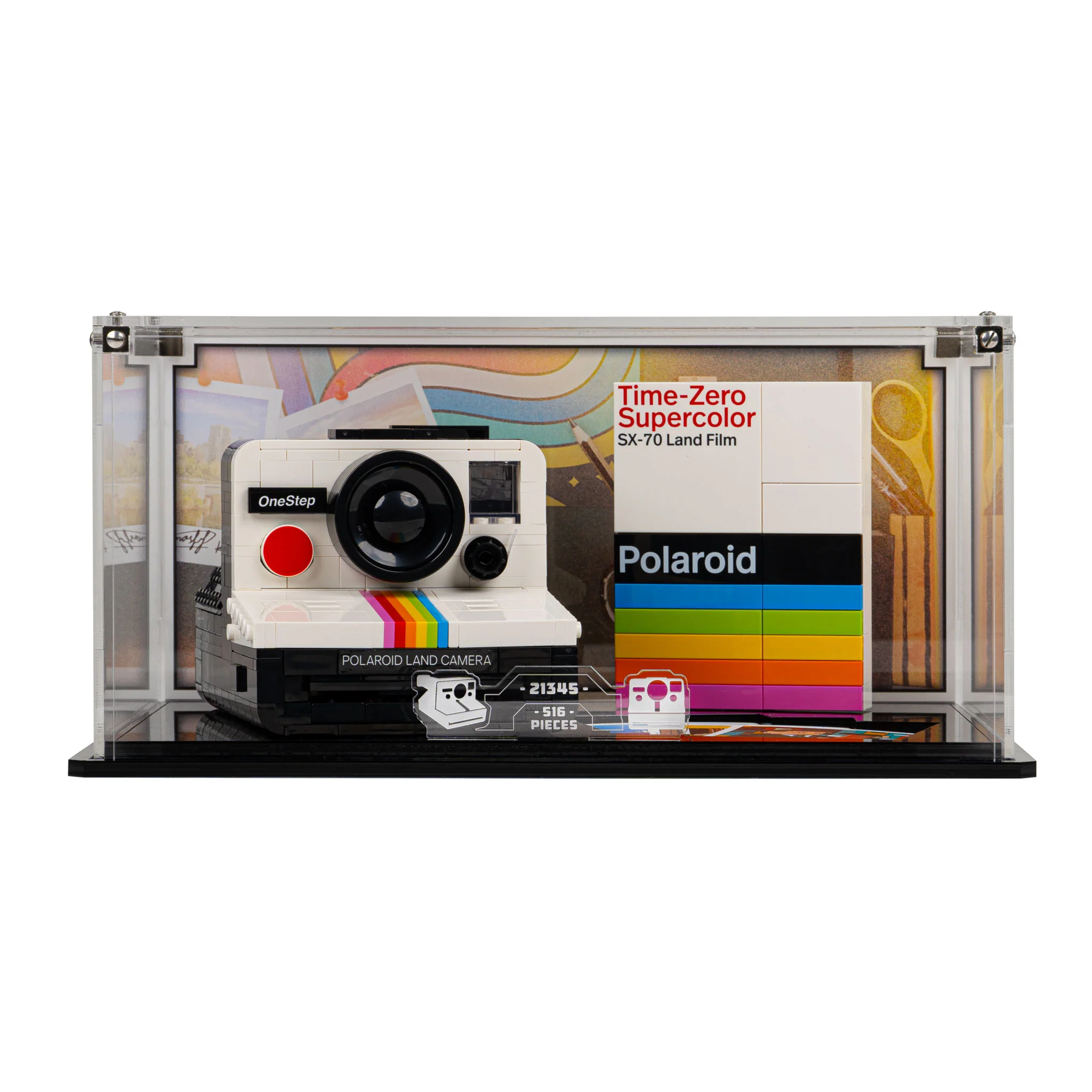 Display Case for LEGO® Polaroid OneStep SX-70 Camera (21345) - Image 7