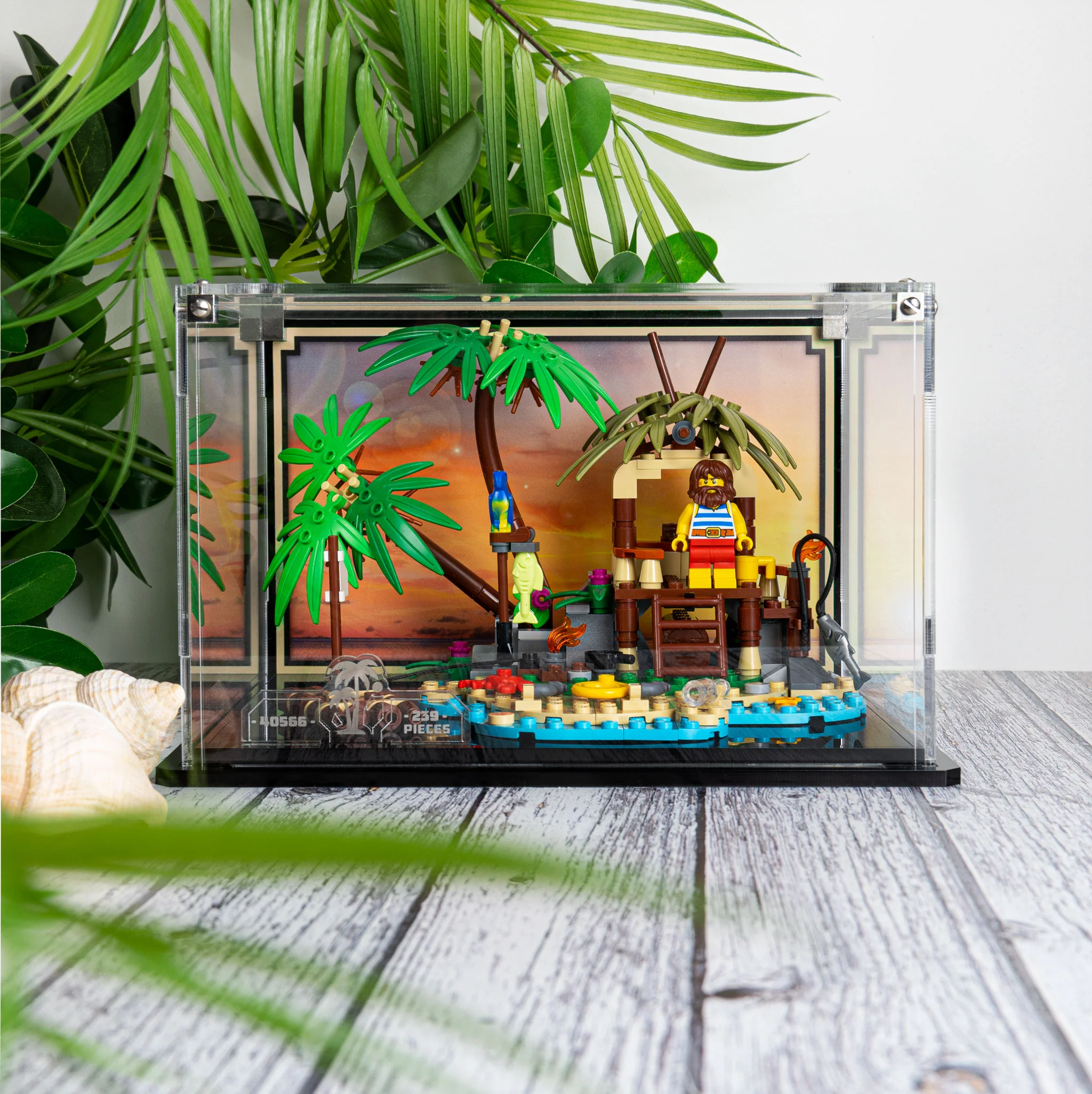 Display Case for LEGO® Ray the Castaway (40566) - Image 5