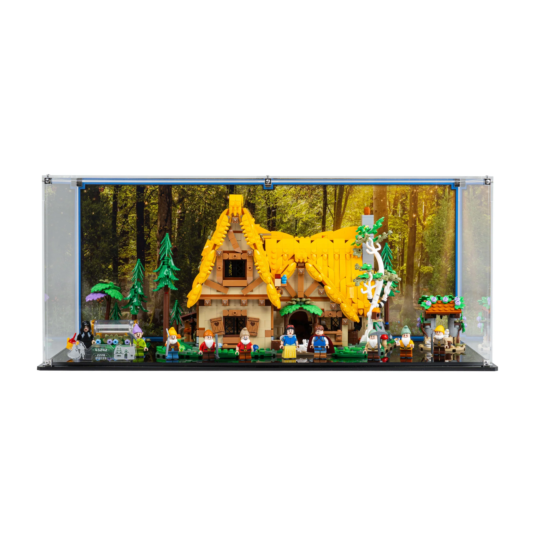Display Case for LEGO® Snow White and the Seven Dwarfs' Cottage (43242) - Image 2