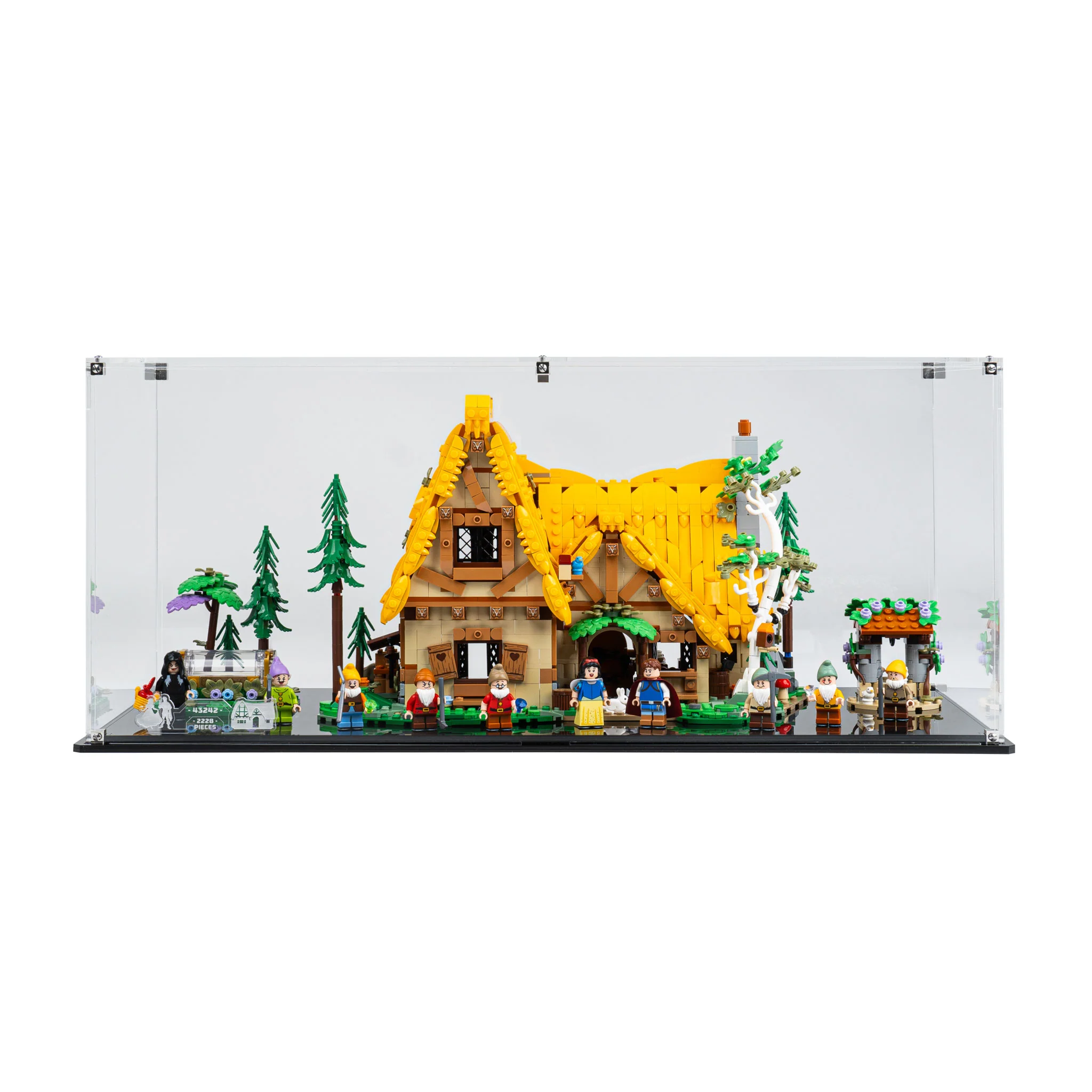 Display Case for LEGO® Snow White and the Seven Dwarfs' Cottage (43242) - Image 5