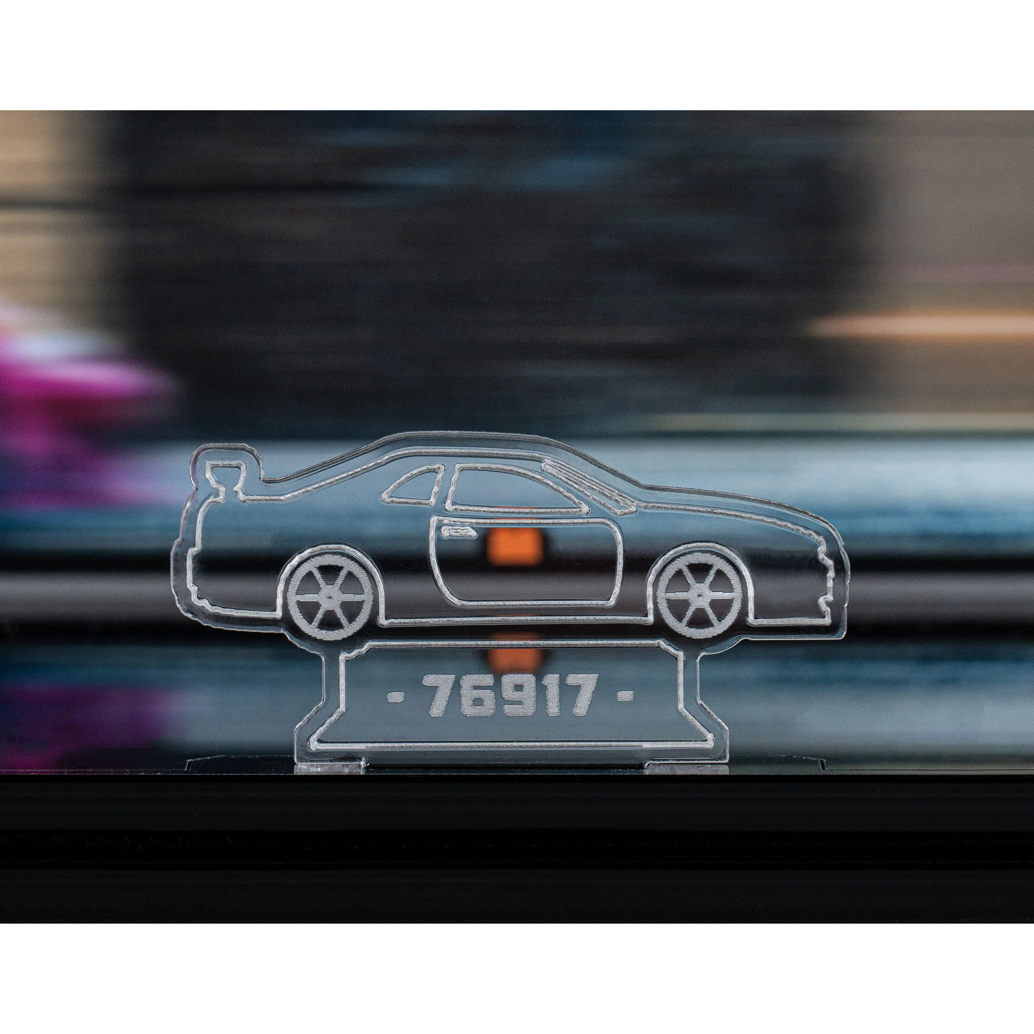 Display Case for LEGO® Speed Champions 2 Fast 2 Furious Nissan Skyline GT-R (R34) (76917) - Image 4