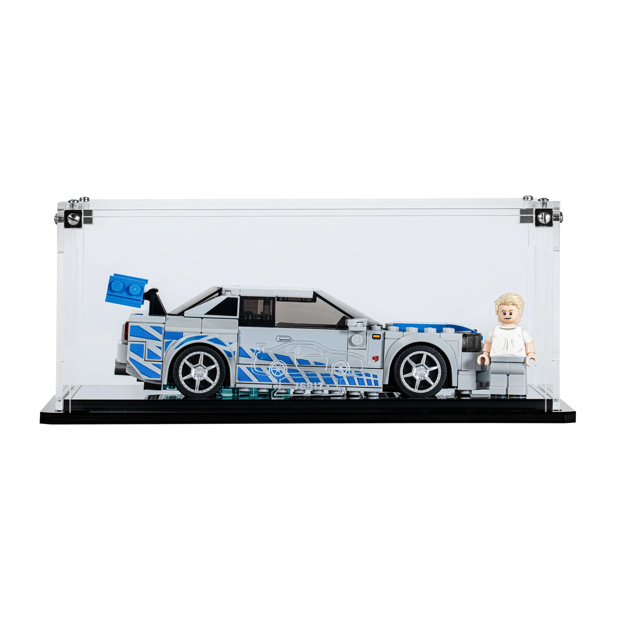 Display Case for LEGO® Speed Champions 2 Fast 2 Furious Nissan Skyline GT-R (R34) (76917) - Image 7