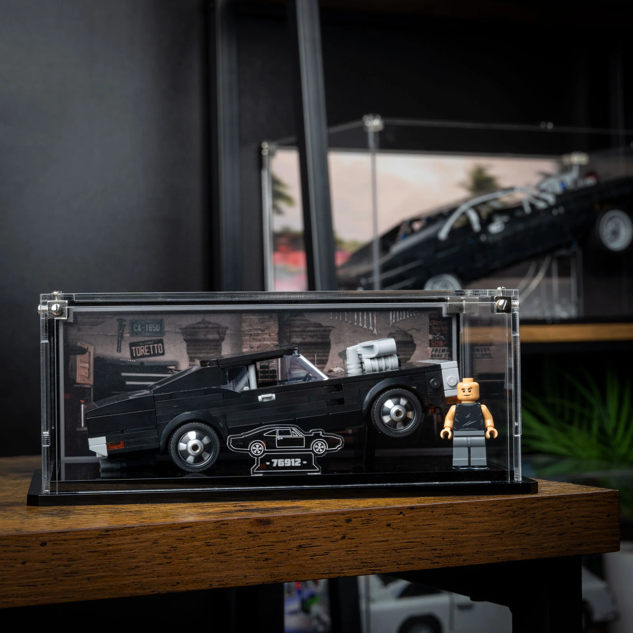 Display Case for LEGO® Speed Champions Fast & Furious 1970 Dodge Charger R/T (76912) - Image 5