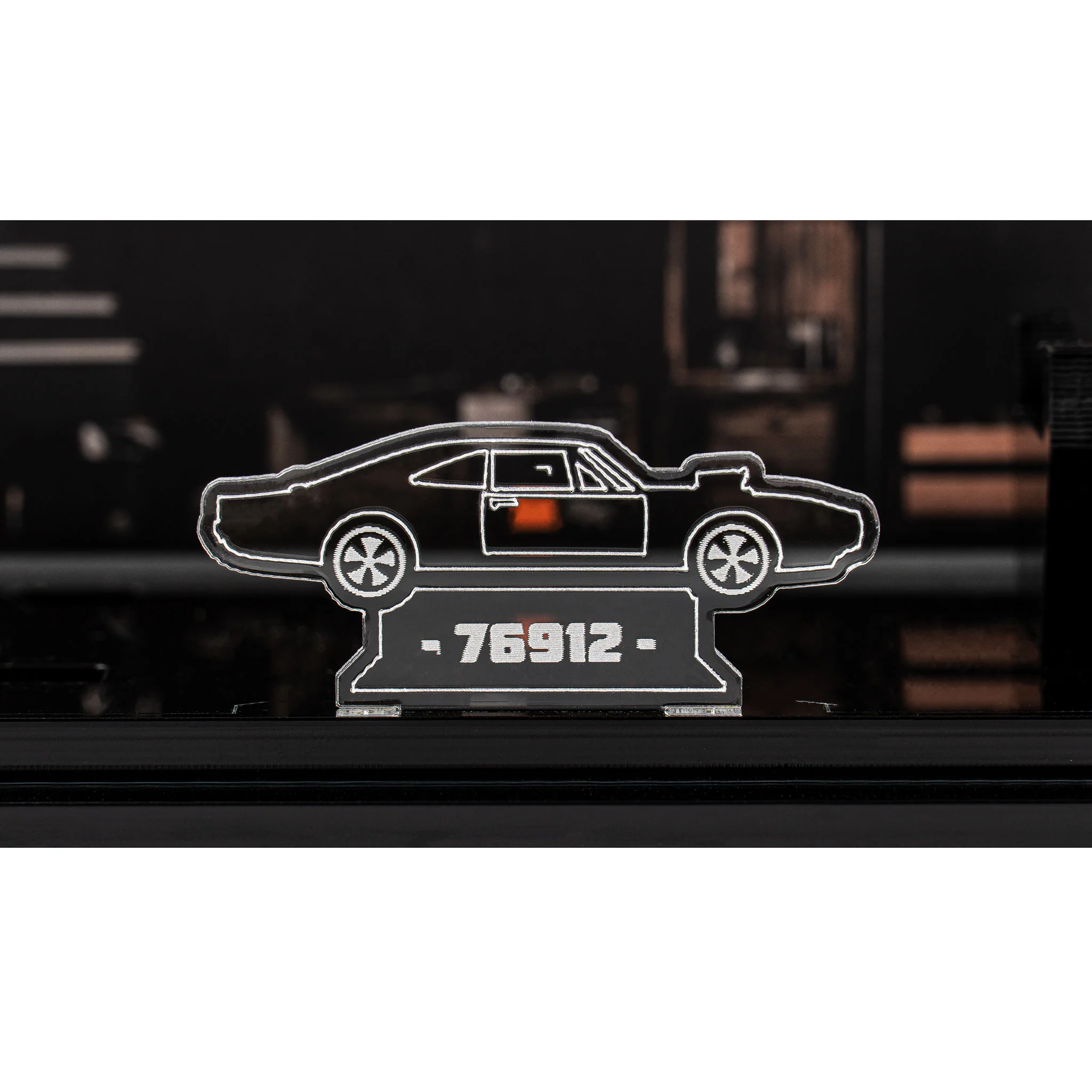 Display Case for LEGO® Speed Champions Fast & Furious 1970 Dodge Charger R/T (76912) - Image 7