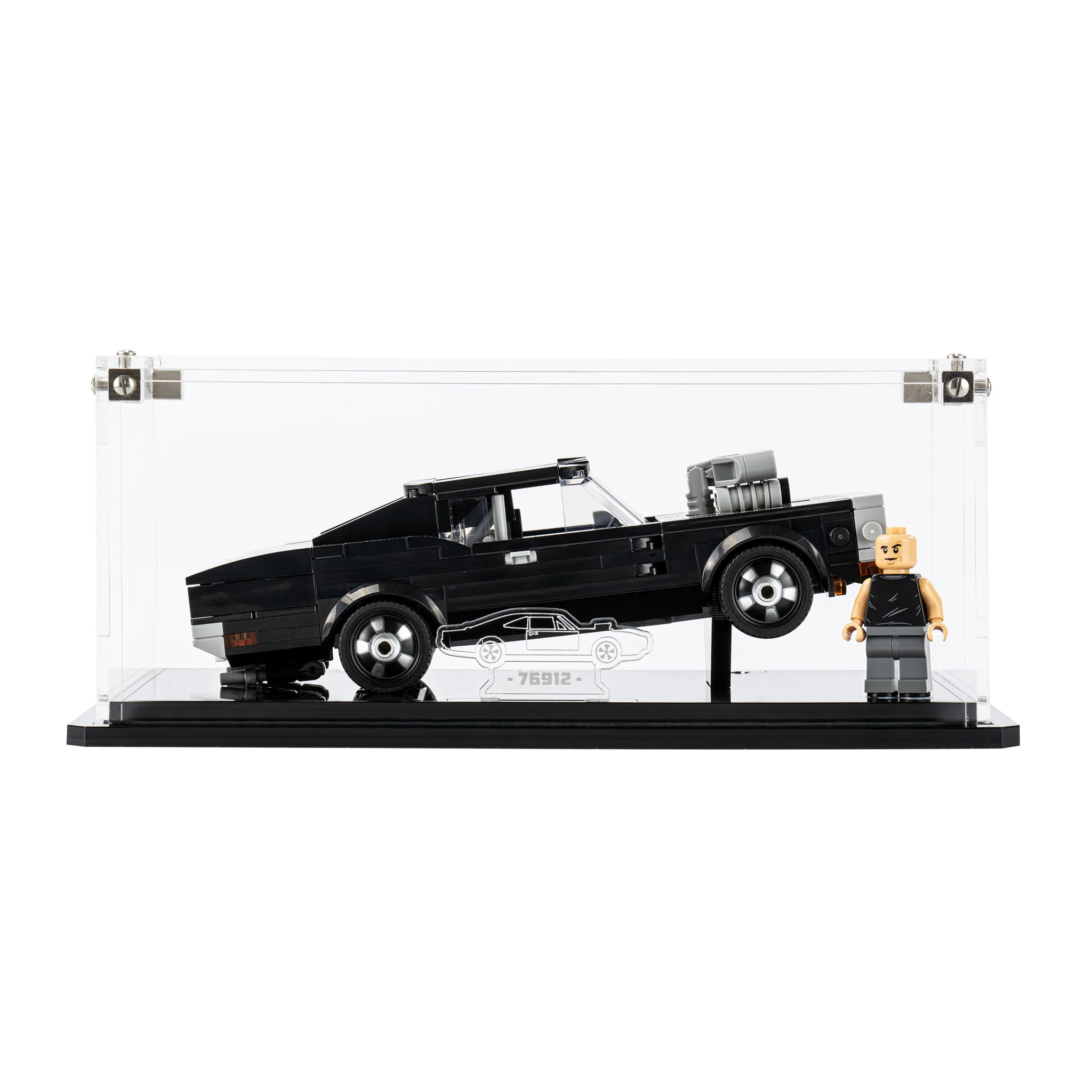 Display Case for LEGO® Speed Champions Fast & Furious 1970 Dodge Charger R/T (76912) - Image 8