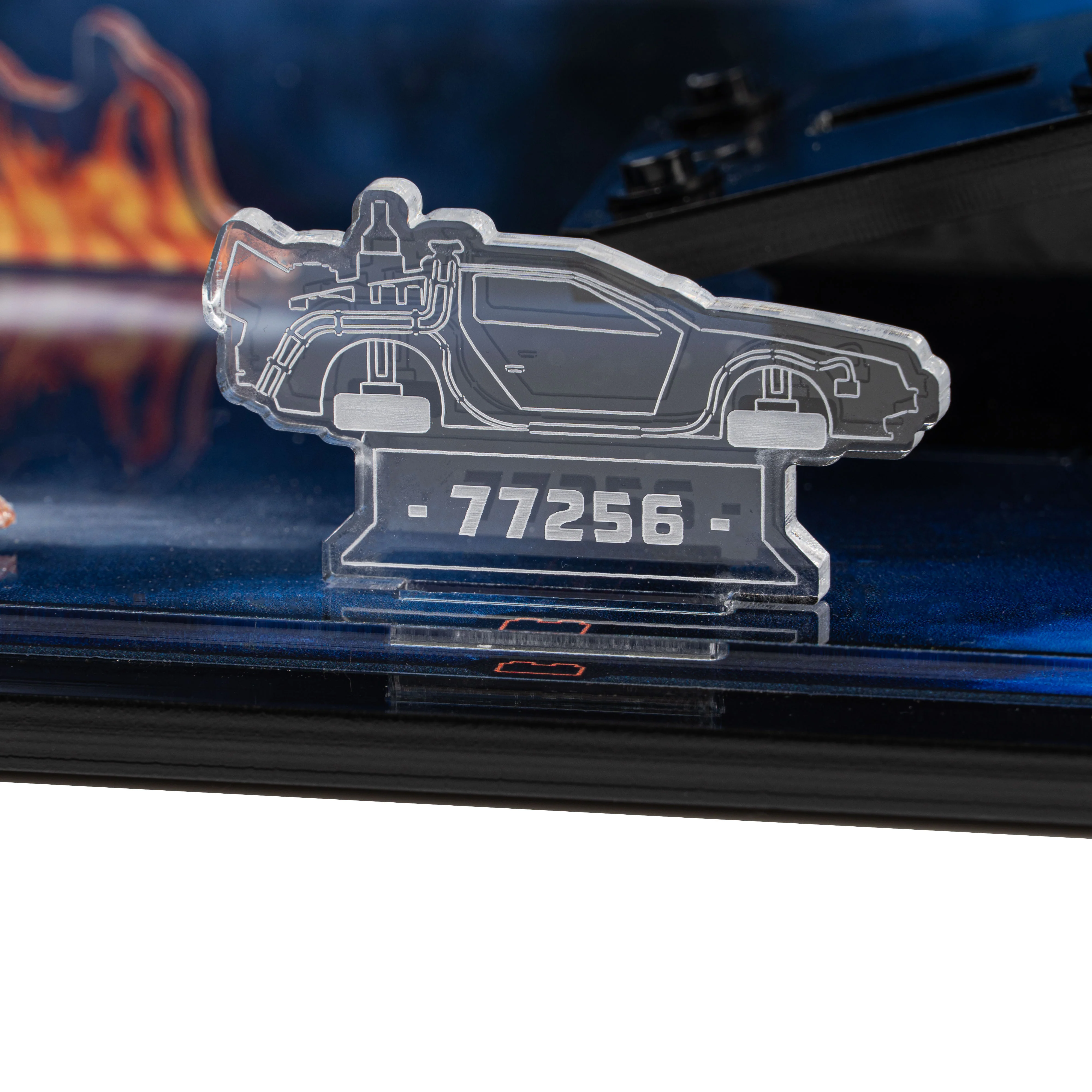 Display Case for LEGO® Speed Champions: Time Machine from Back to the Future (77256) - Image 11
