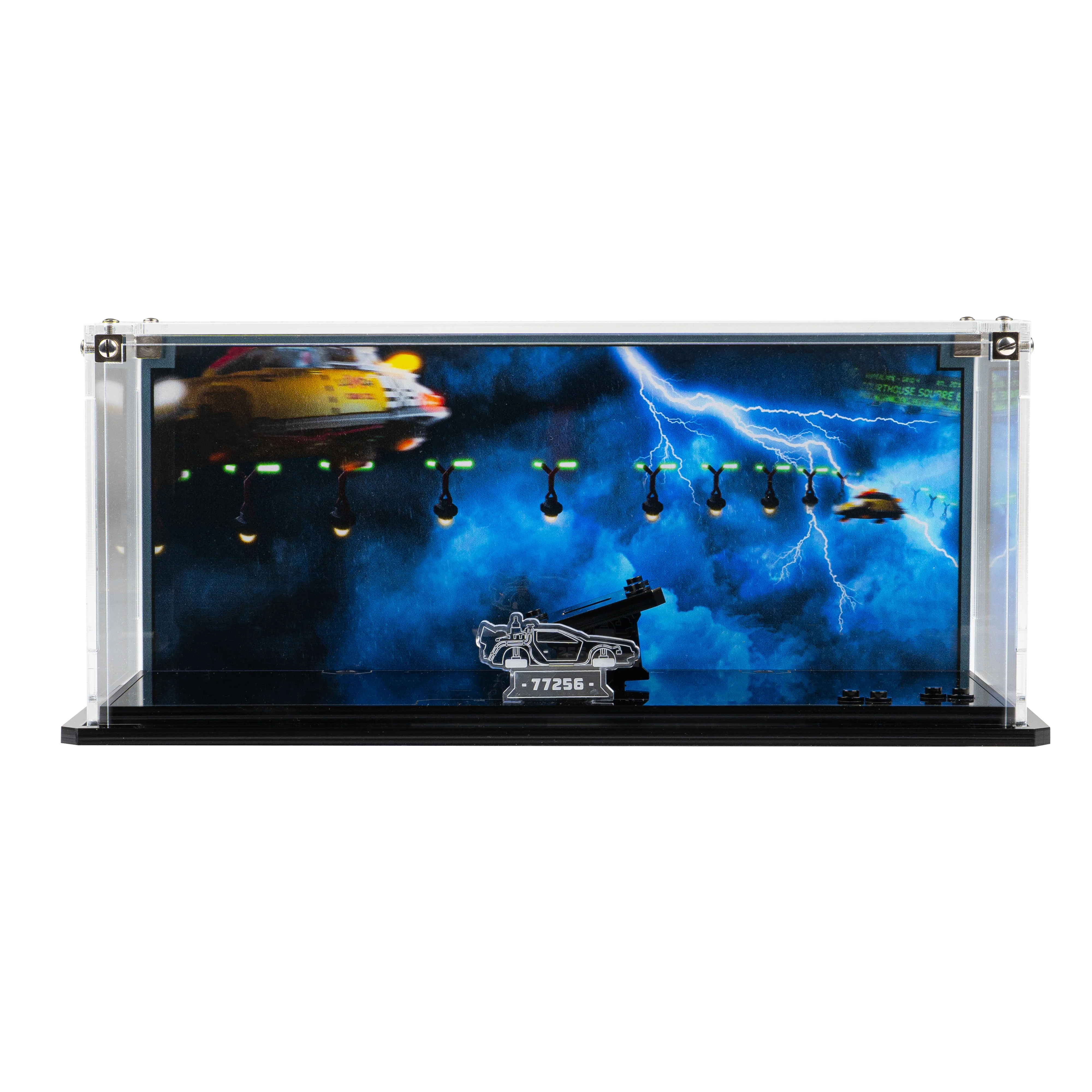 Display Case for LEGO® Speed Champions: Time Machine from Back to the Future (77256) - Image 17