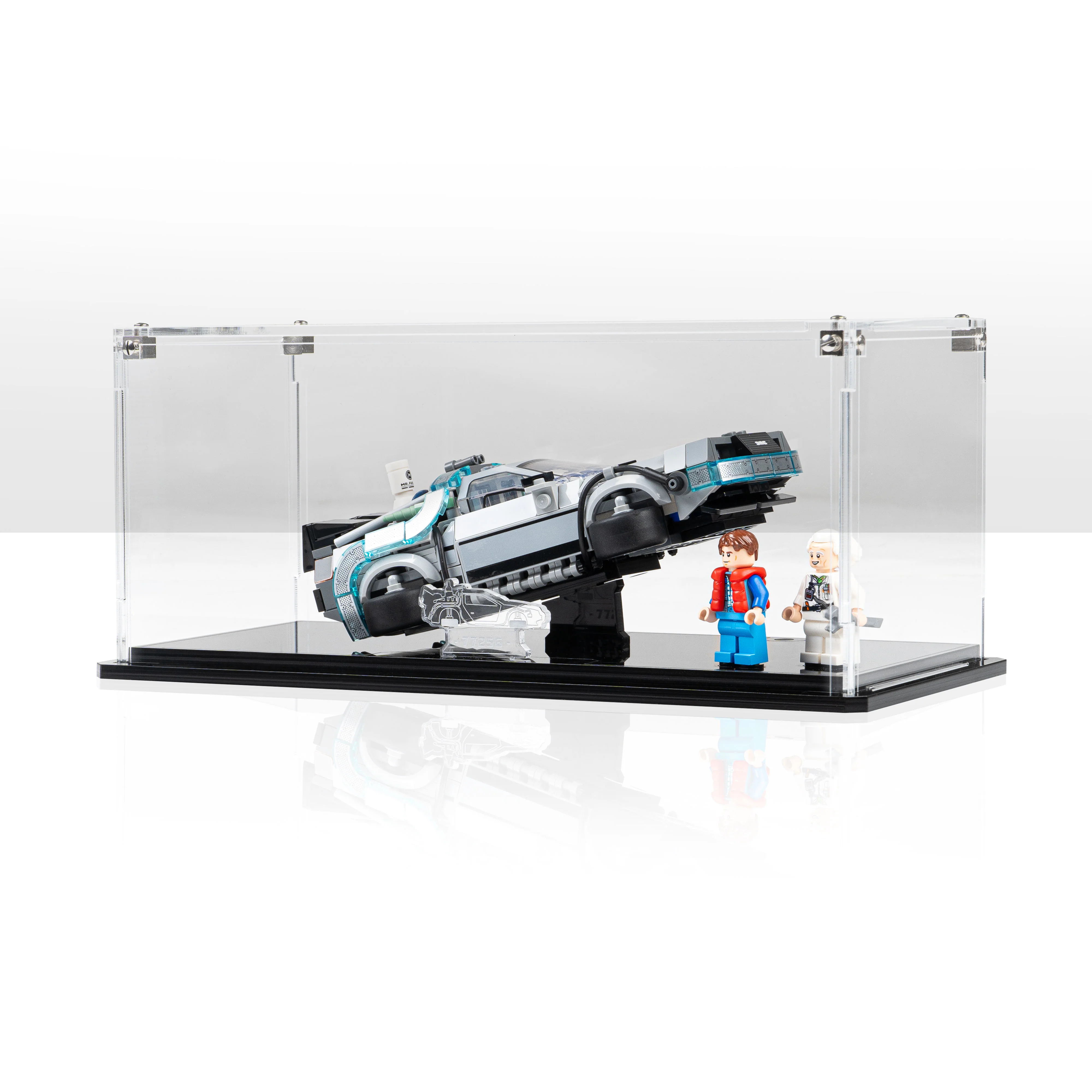 Display Case for LEGO® Speed Champions: Time Machine from Back to the Future (77256) - Image 21