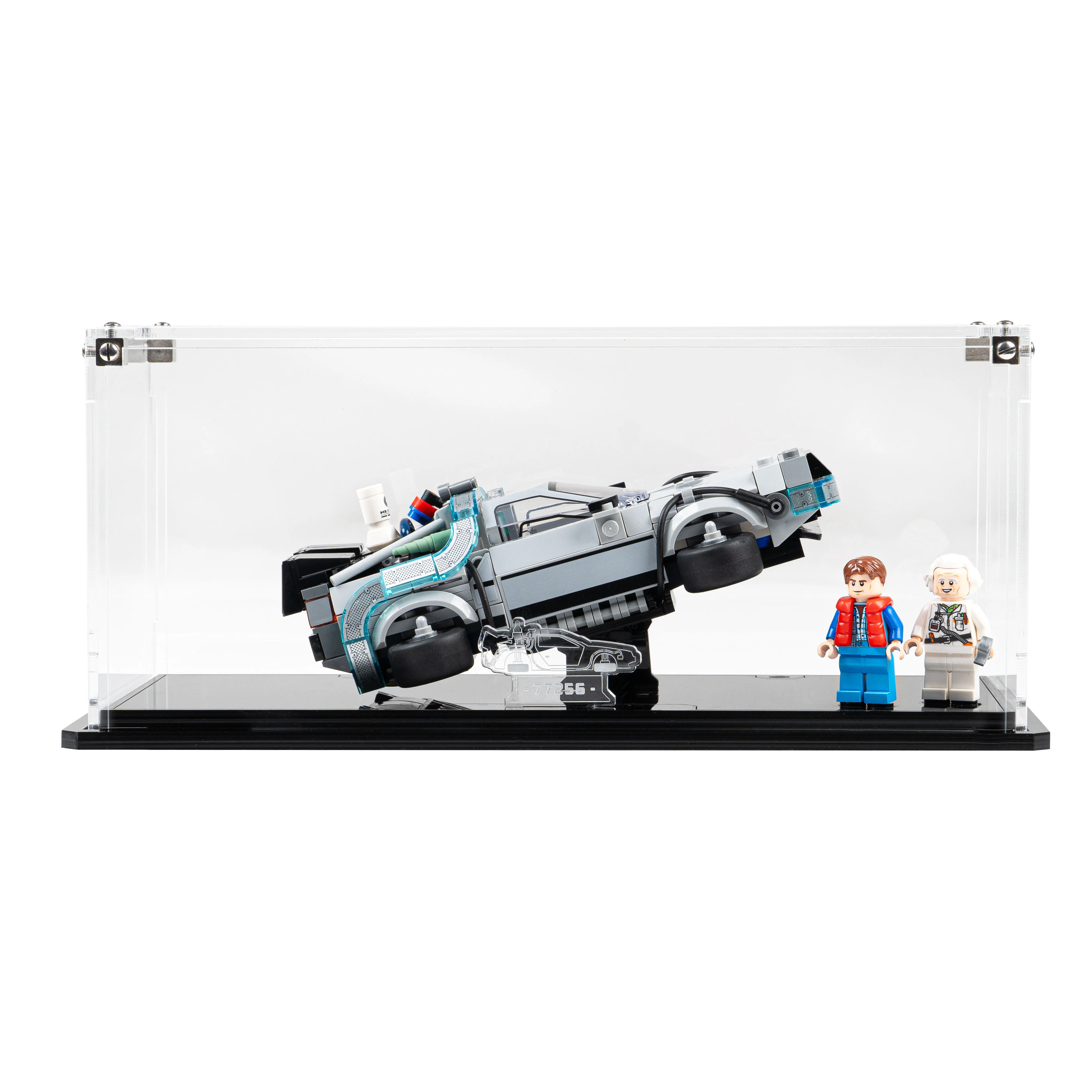 Display Case for LEGO® Speed Champions: Time Machine from Back to the Future (77256) - Image 22