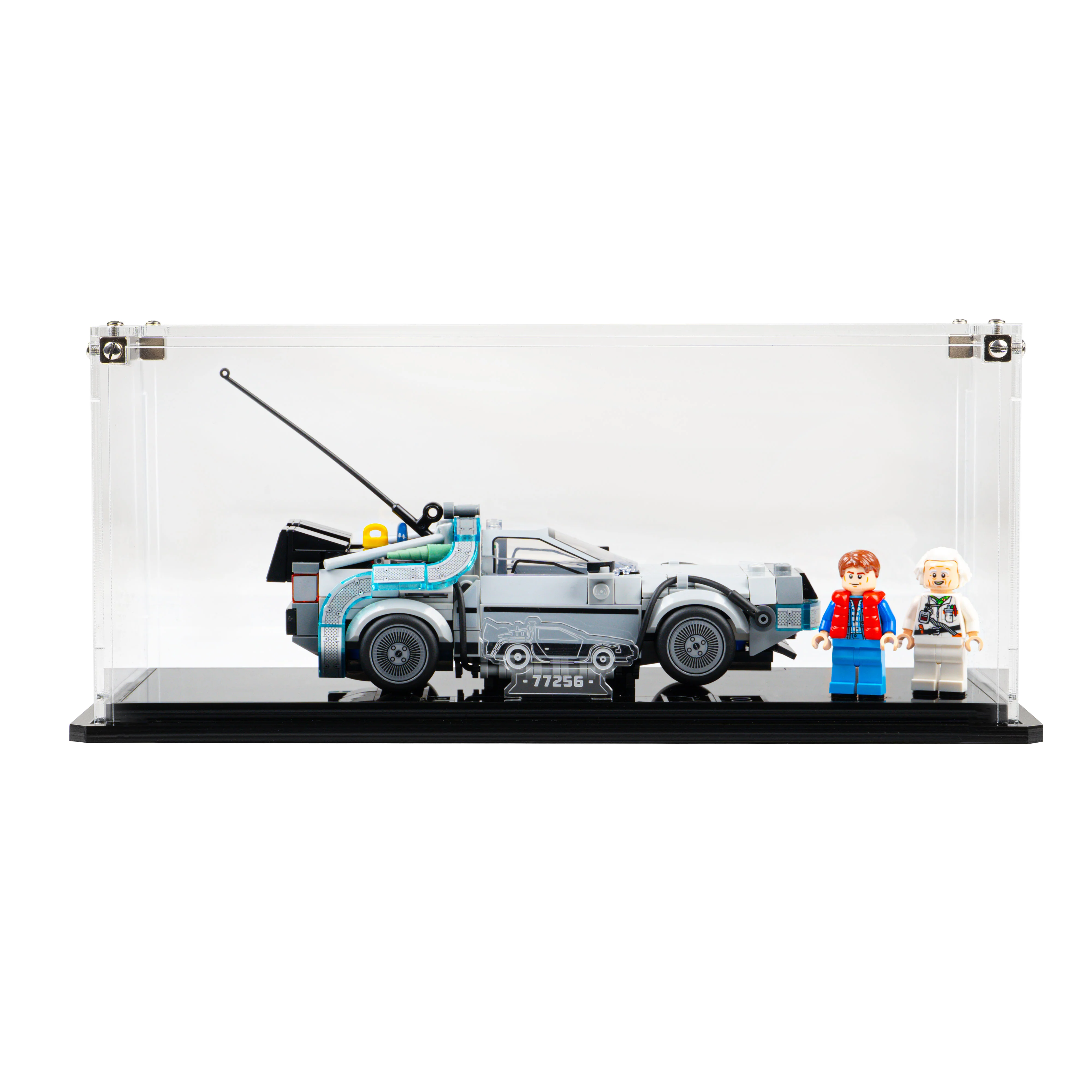 Display Case for LEGO® Speed Champions: Time Machine from Back to the Future (77256) - Image 25