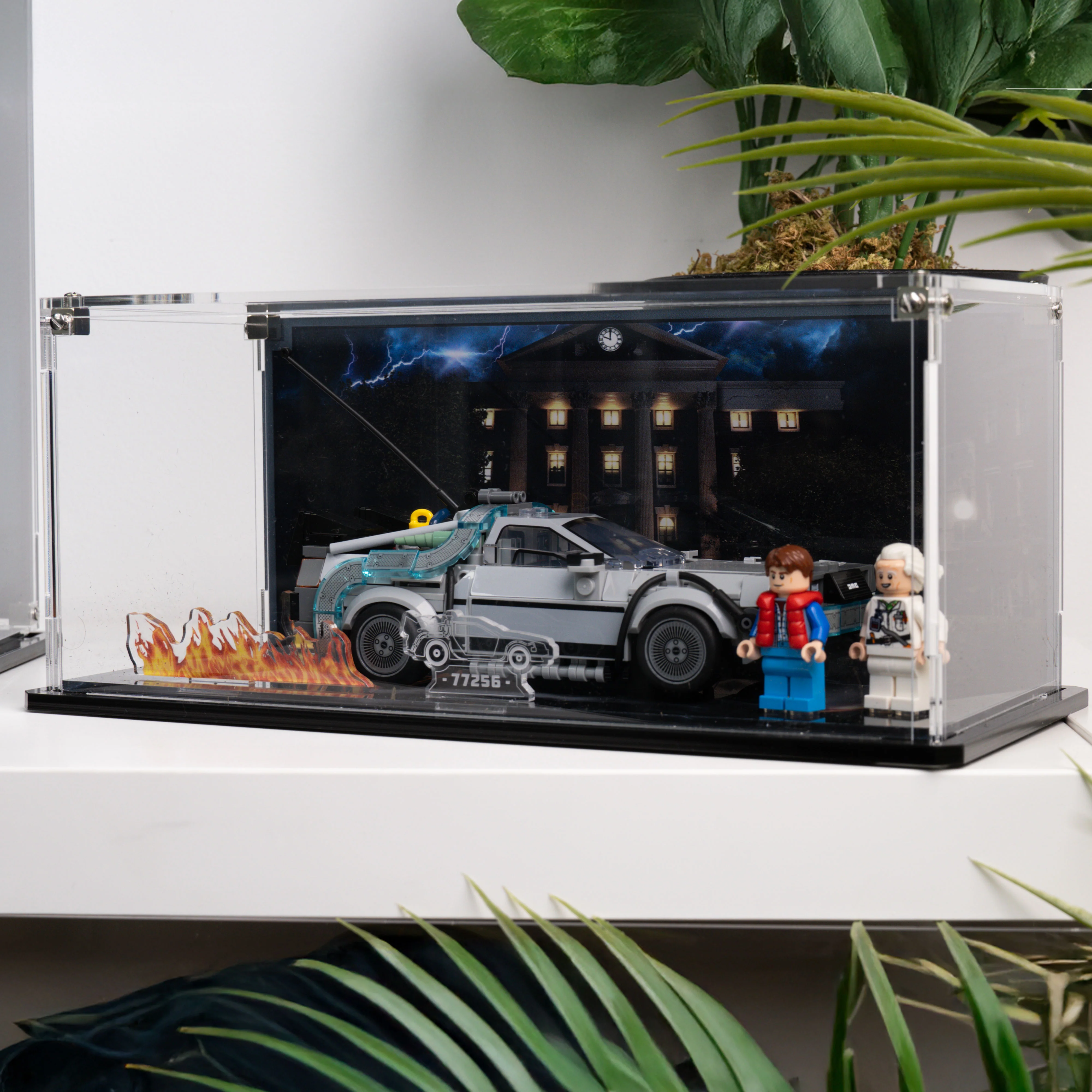 Display Case for LEGO® Speed Champions: Time Machine from Back to the Future (77256) - Image 32