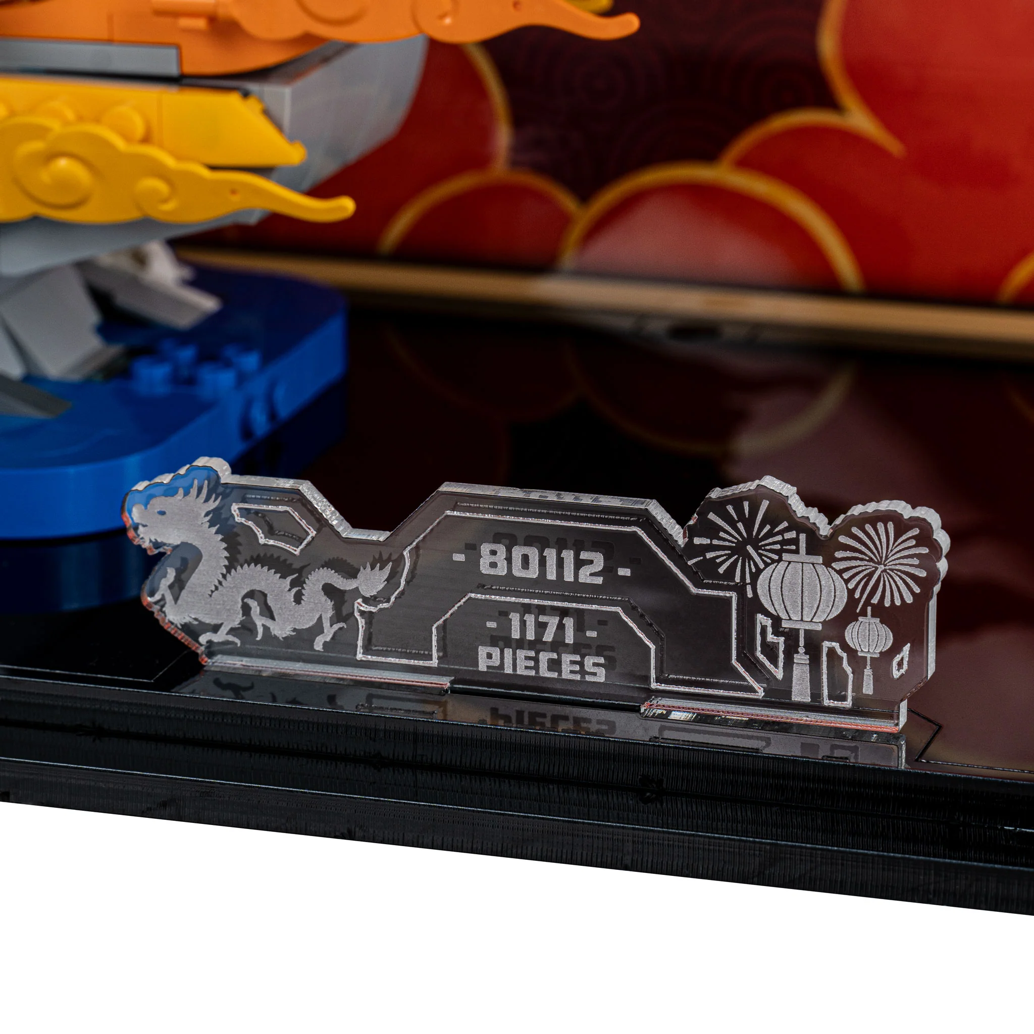 Display Case for LEGO® Spring Festival Auspicious Dragon (80112) - Image 5
