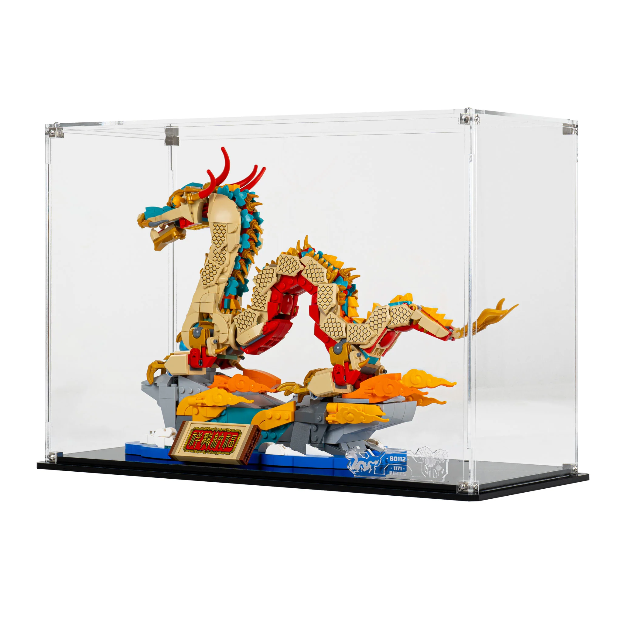 Display Case for LEGO® Spring Festival Auspicious Dragon (80112) - Image 6