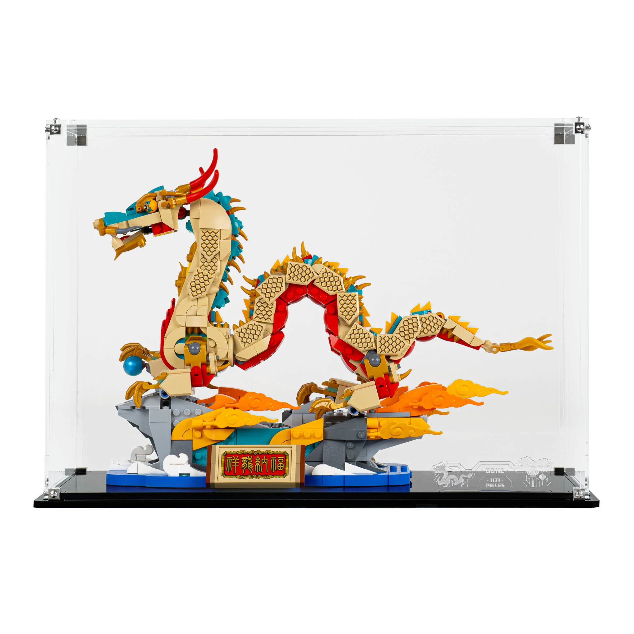 Display Case for LEGO® Spring Festival Auspicious Dragon (80112) - Image 7