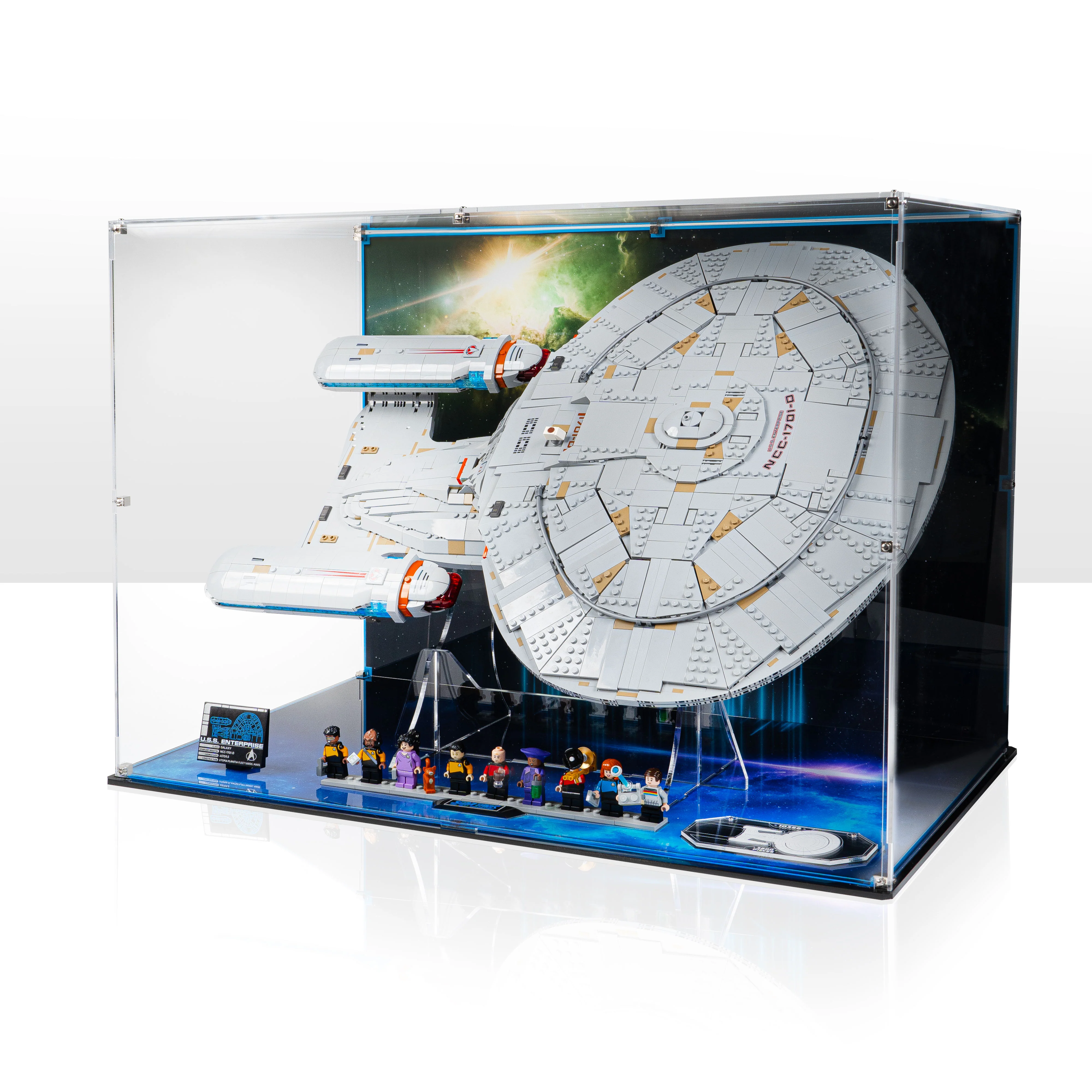 Display Case for LEGO® Star Trek: U.S.S. Enterprise NCC-1701-D™ (10356) - Image 2
