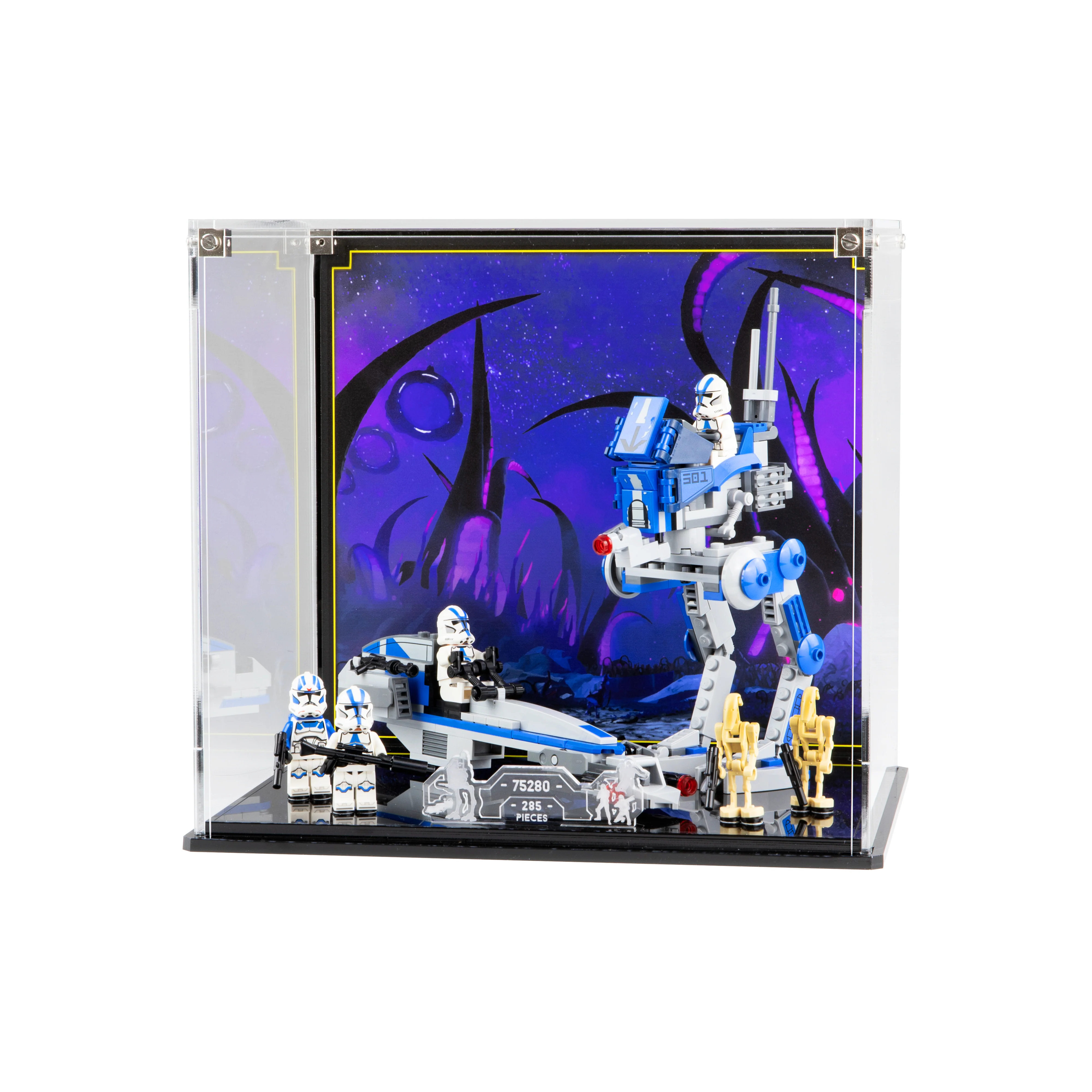 Display Case for LEGO®: Star Wars™ 501st Legion Clone Troopers (75280) - Image 3