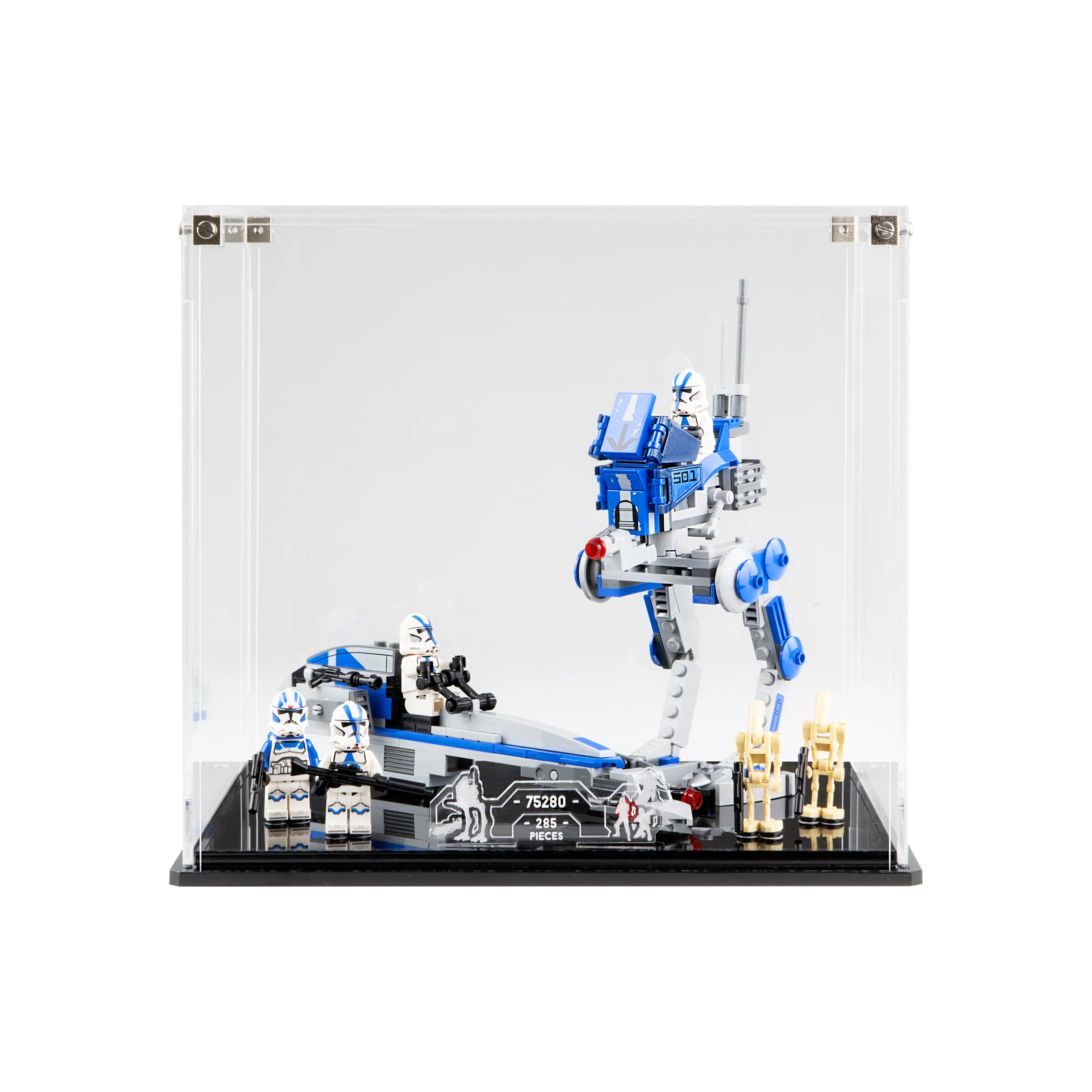 Display Case for LEGO®: Star Wars™ 501st Legion Clone Troopers (75280) - Image 4