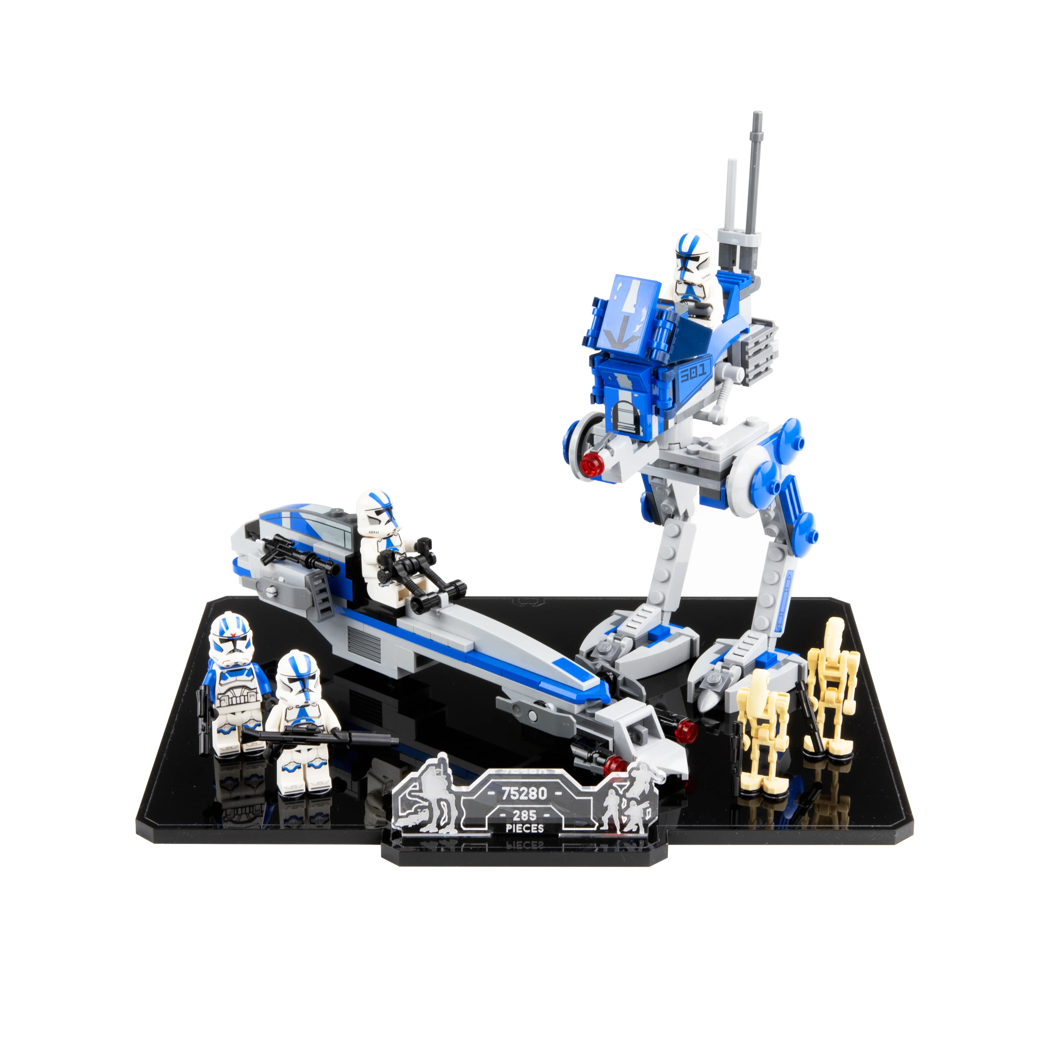 Display Case for LEGO®: Star Wars™ 501st Legion Clone Troopers (75280) - Image 9