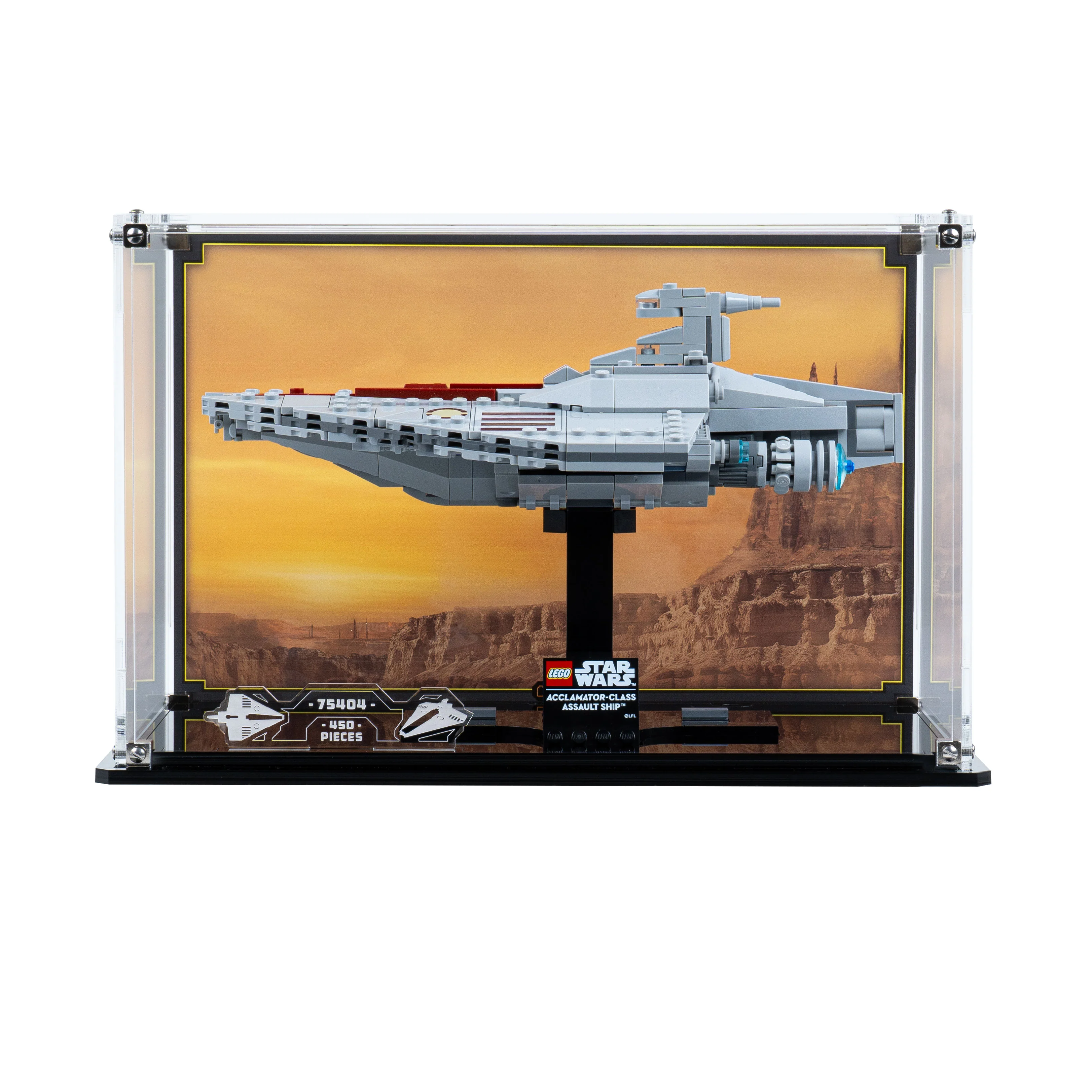 Display Case for LEGO® Star Wars: Acclamator-Class Assault Ship™ (75404) - Image 2