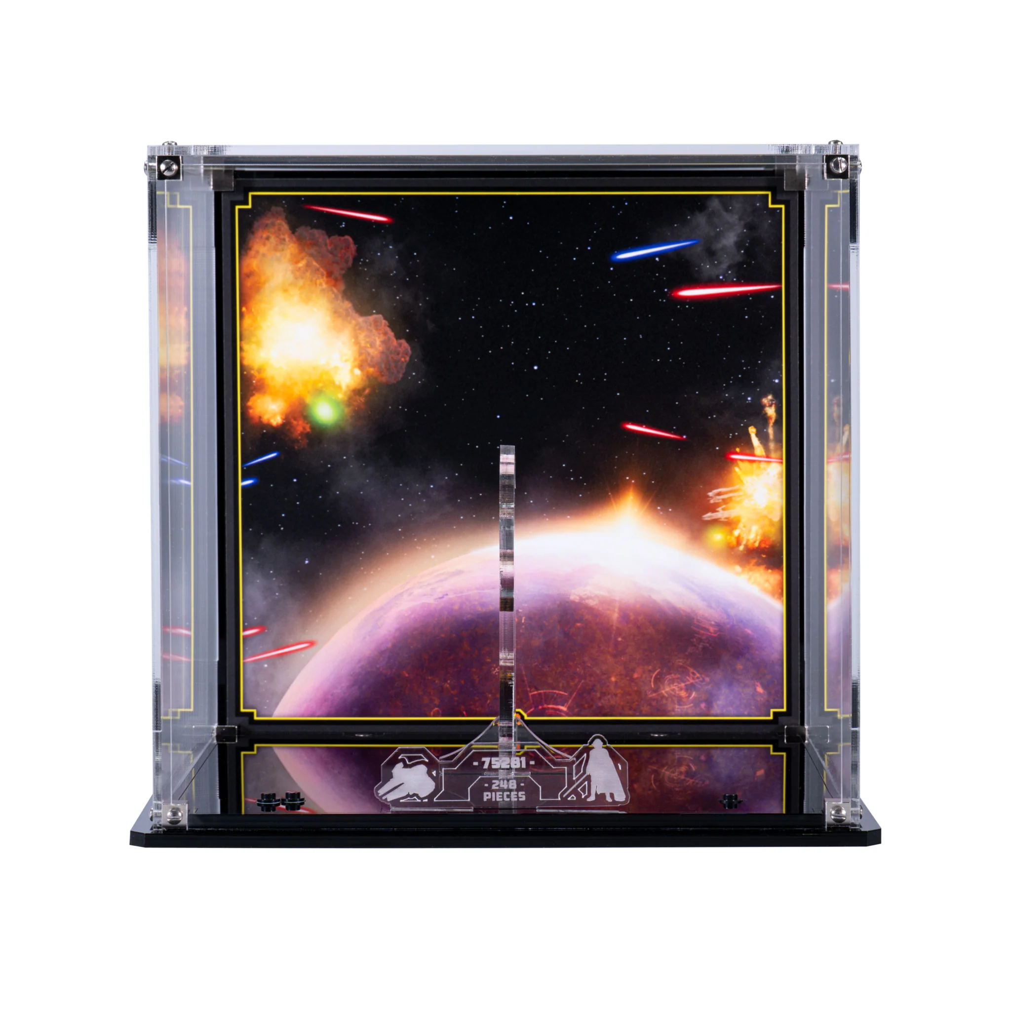 Display Case for LEGO® Star Wars: Anakin's Jedi Interceptor (75281) - Image 3