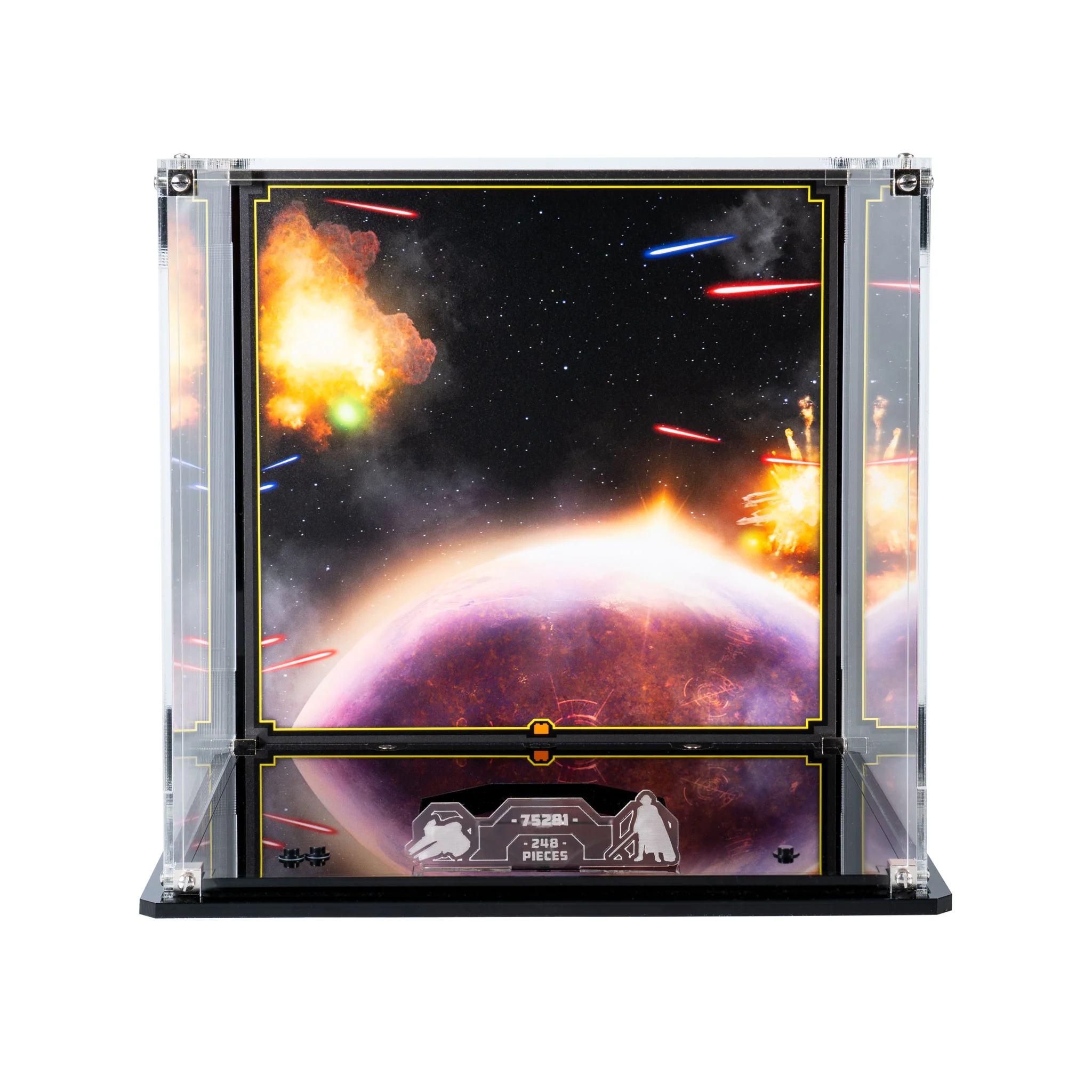 Display Case for LEGO® Star Wars: Anakin's Jedi Interceptor (75281) - Image 4