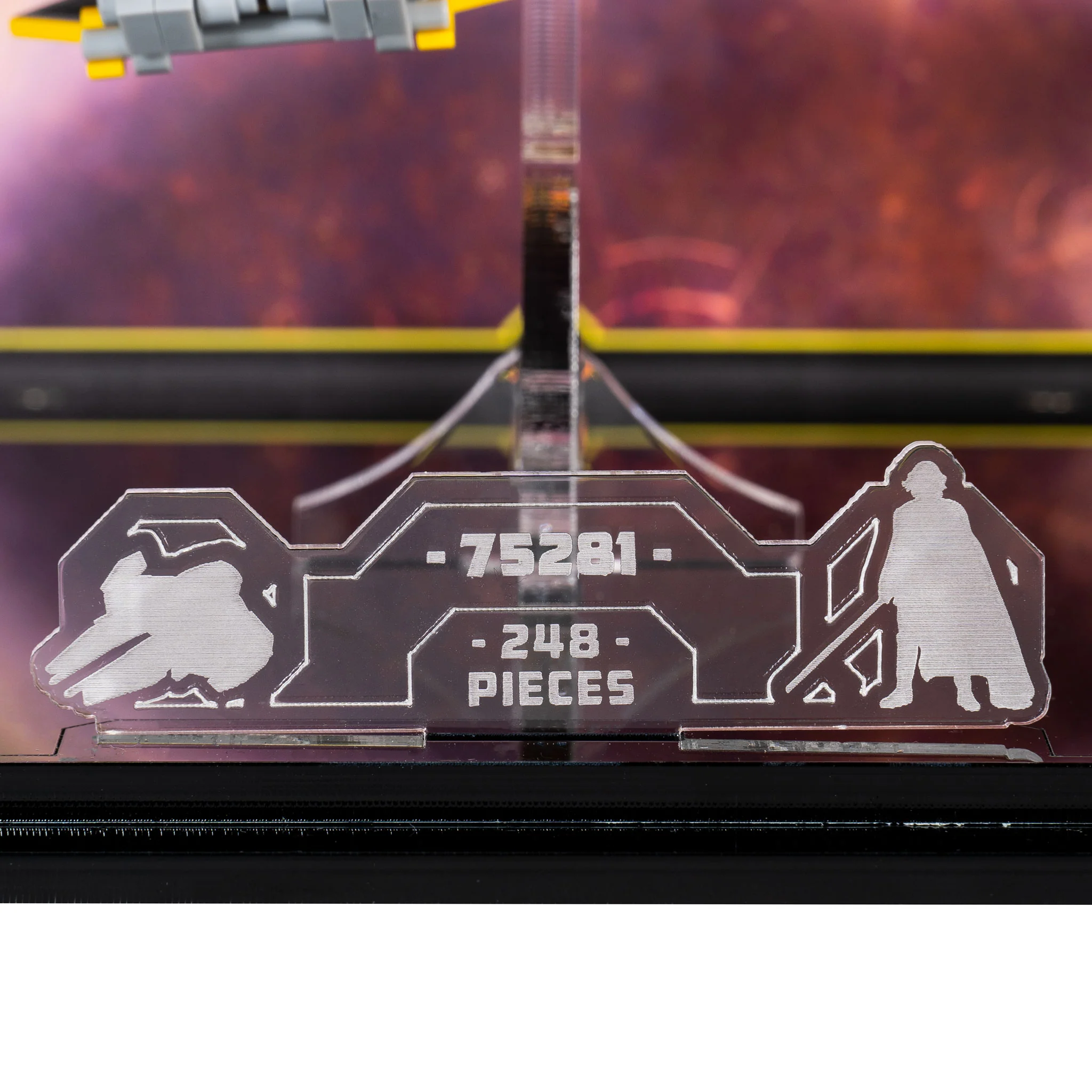 Display Case for LEGO® Star Wars: Anakin's Jedi Interceptor (75281) - Image 5
