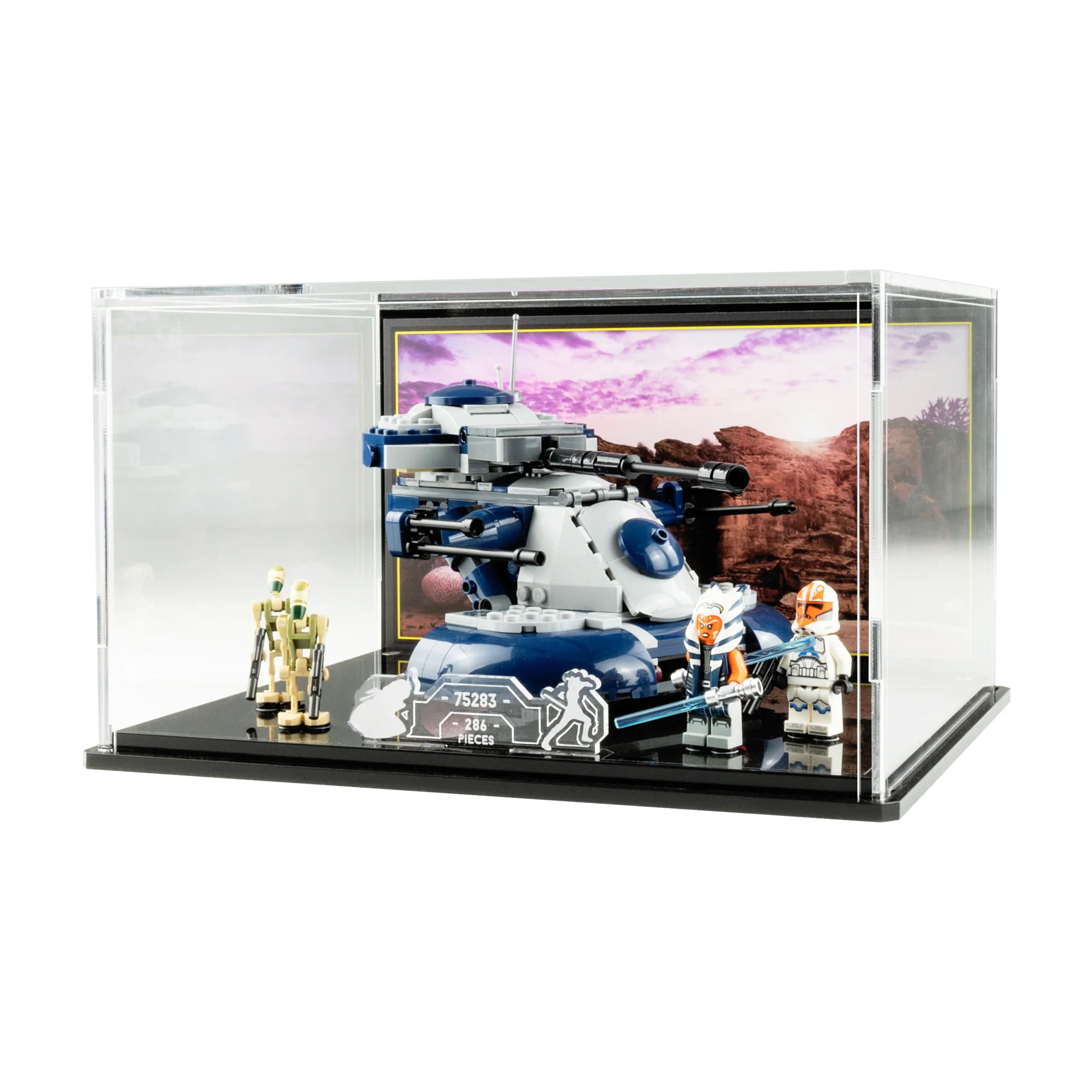 Display Case for LEGO® Star Wars™ Armoured Assault Tank AAT (75283) - Image 10