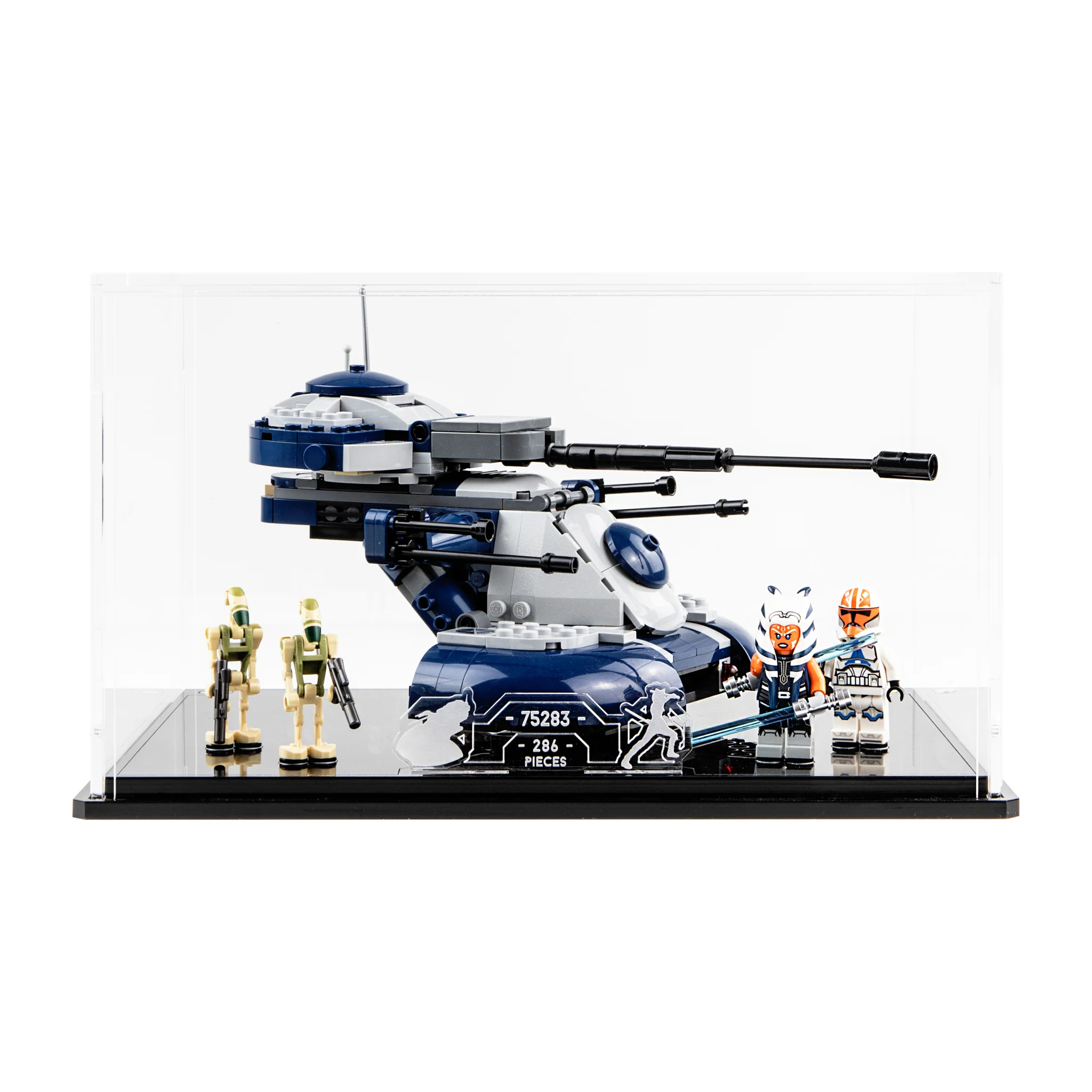 Display Case for LEGO® Star Wars™ Armoured Assault Tank AAT (75283) - Image 2