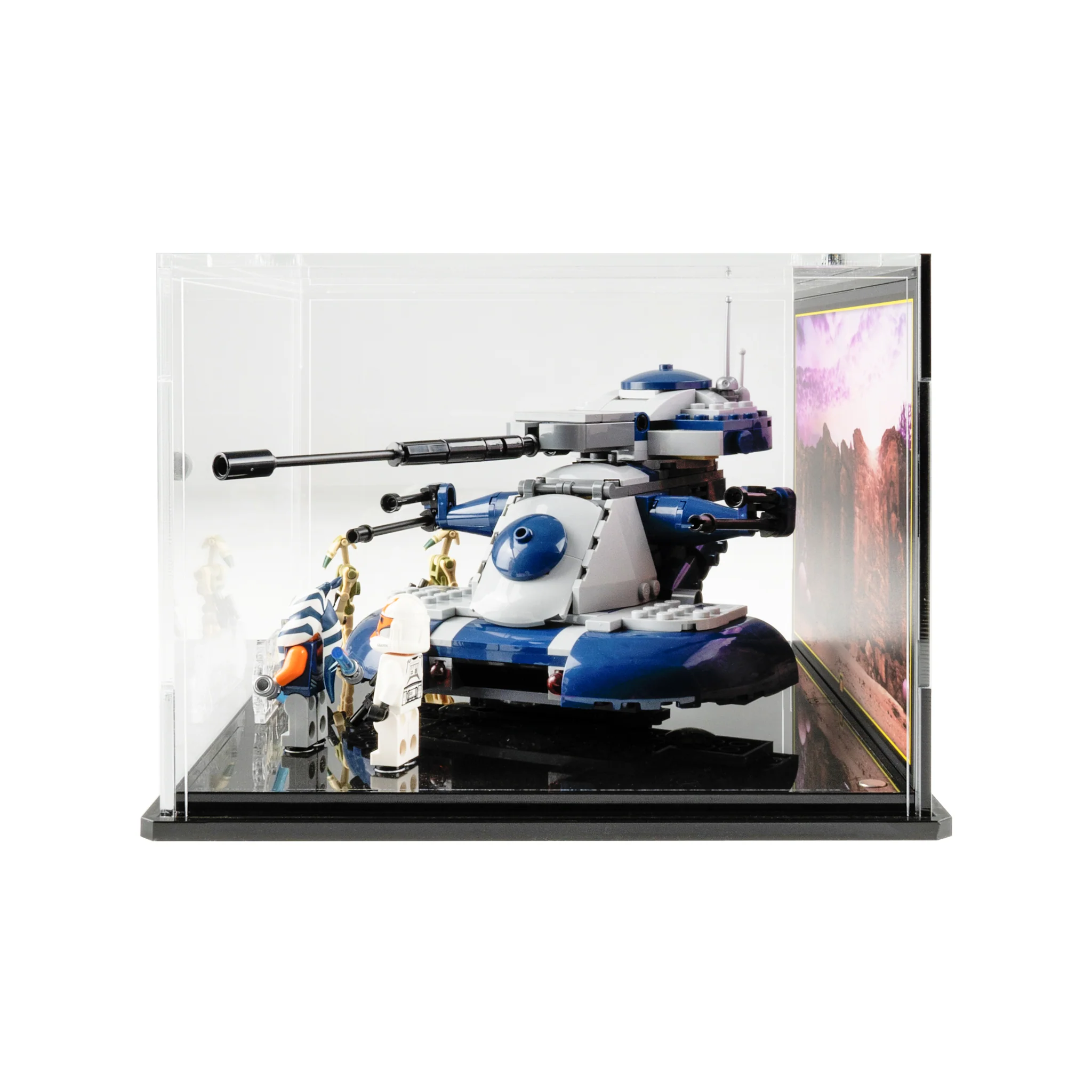 Display Case for LEGO® Star Wars™ Armoured Assault Tank AAT (75283) - Image 7