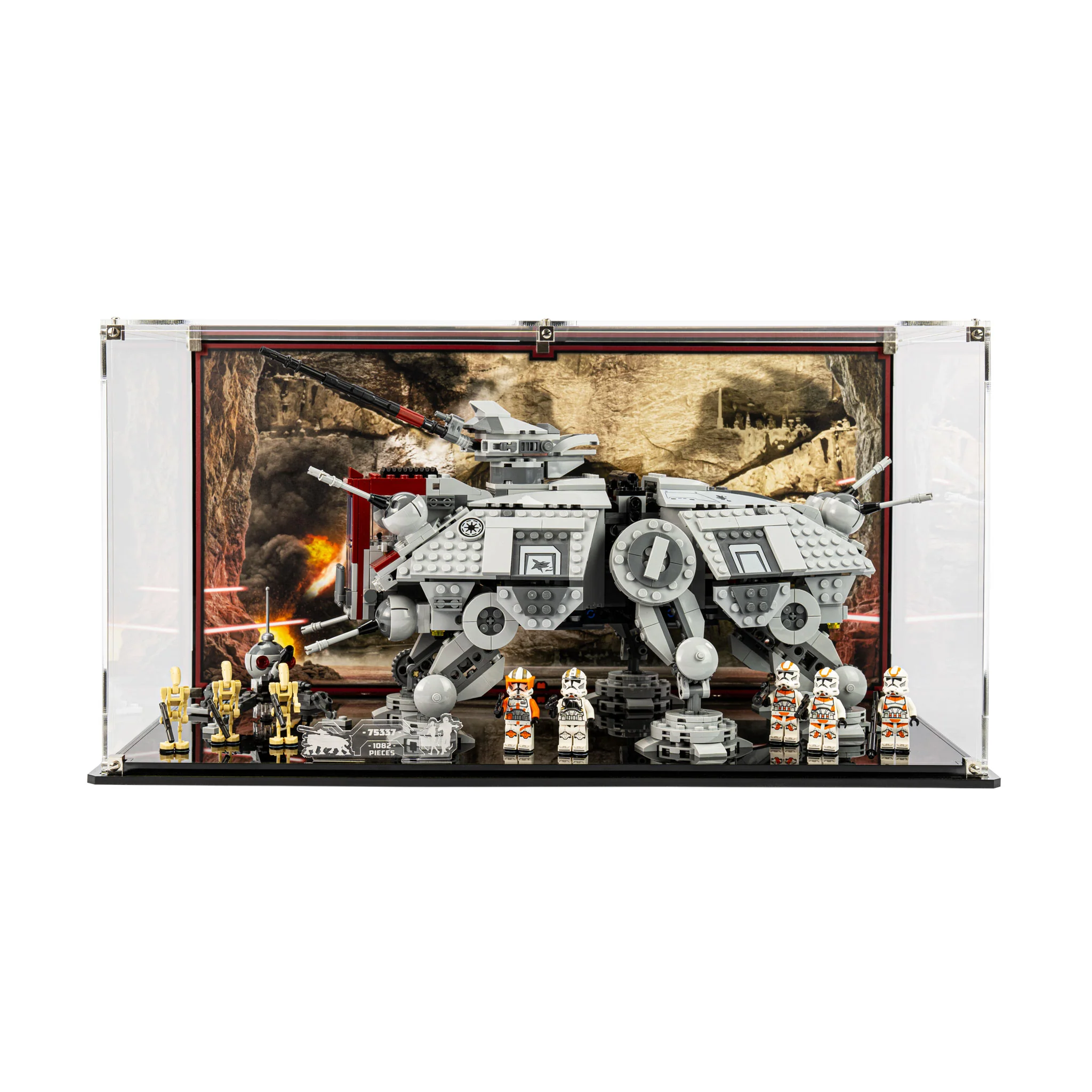 Display Case for LEGO® Star Wars AT-TE™ Walker (75337) - Image 2