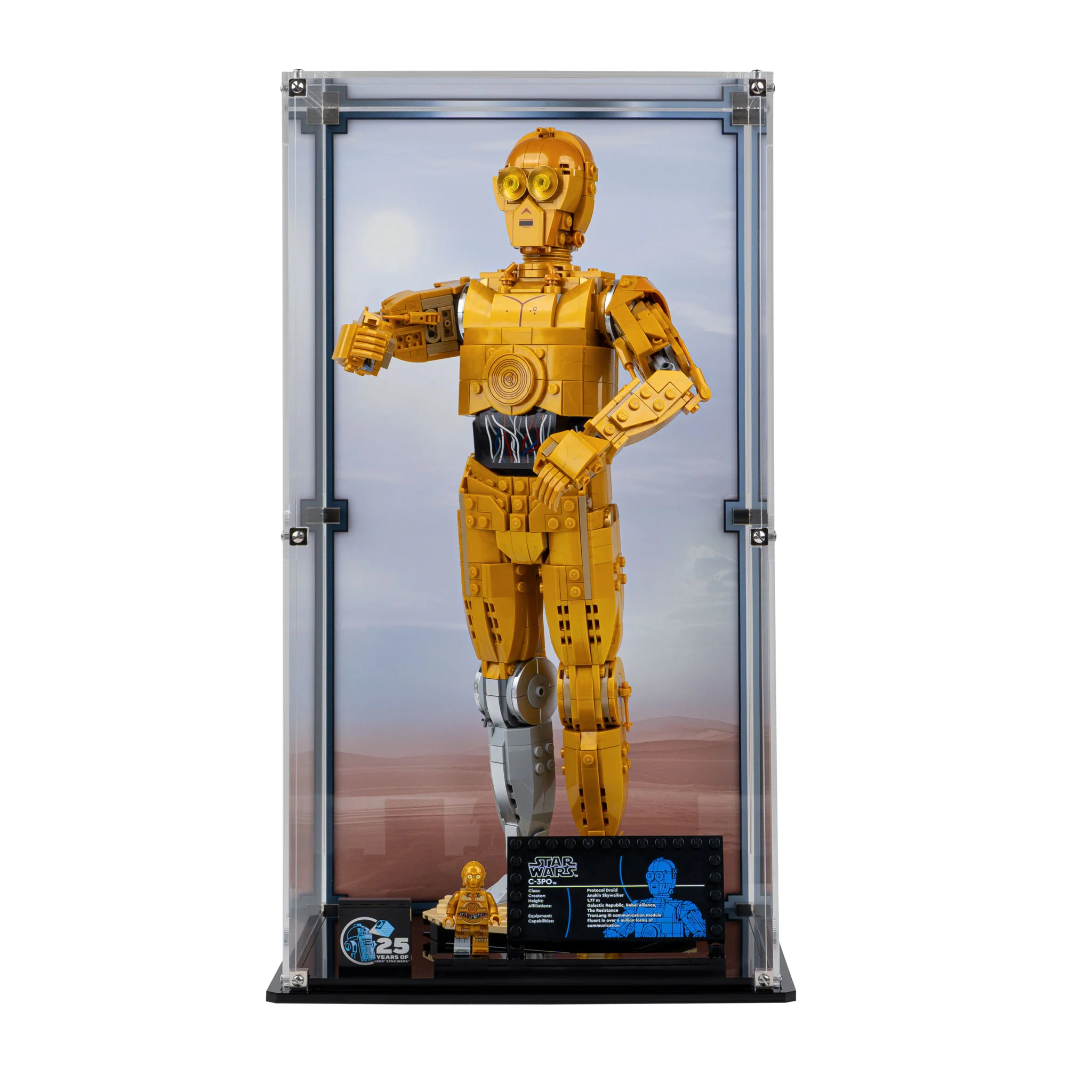 Display Case for LEGO® Star Wars C-3PO (75398) - Image 2