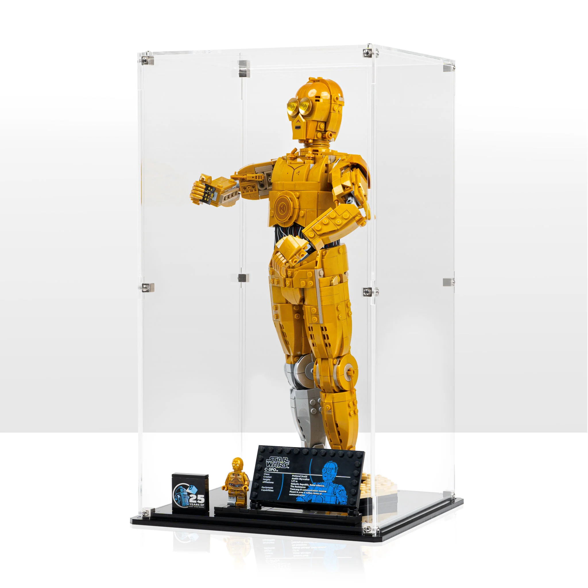 Display Case for LEGO® Star Wars C-3PO (75398) - Image 3
