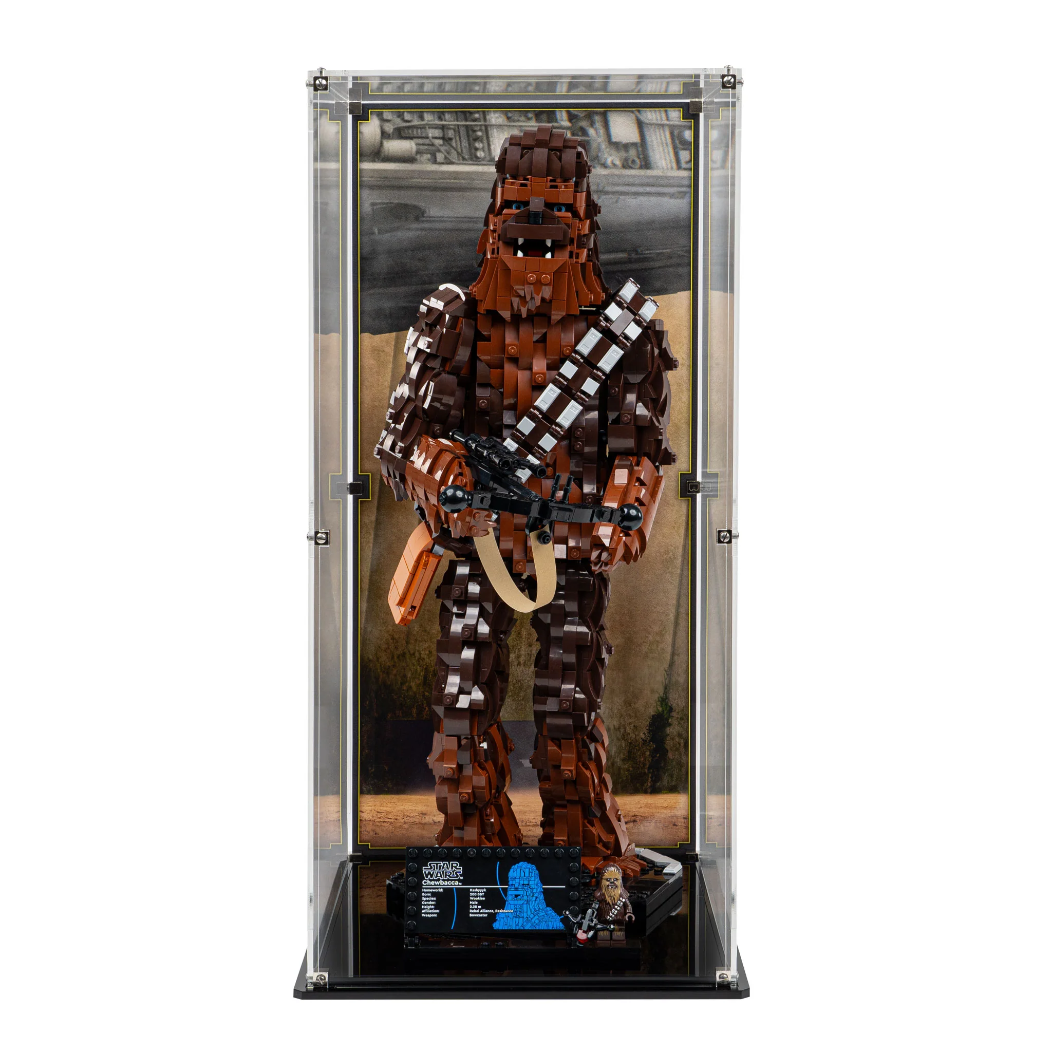 Display Case for LEGO Star Wars Chewbacca (75371) - Image 2