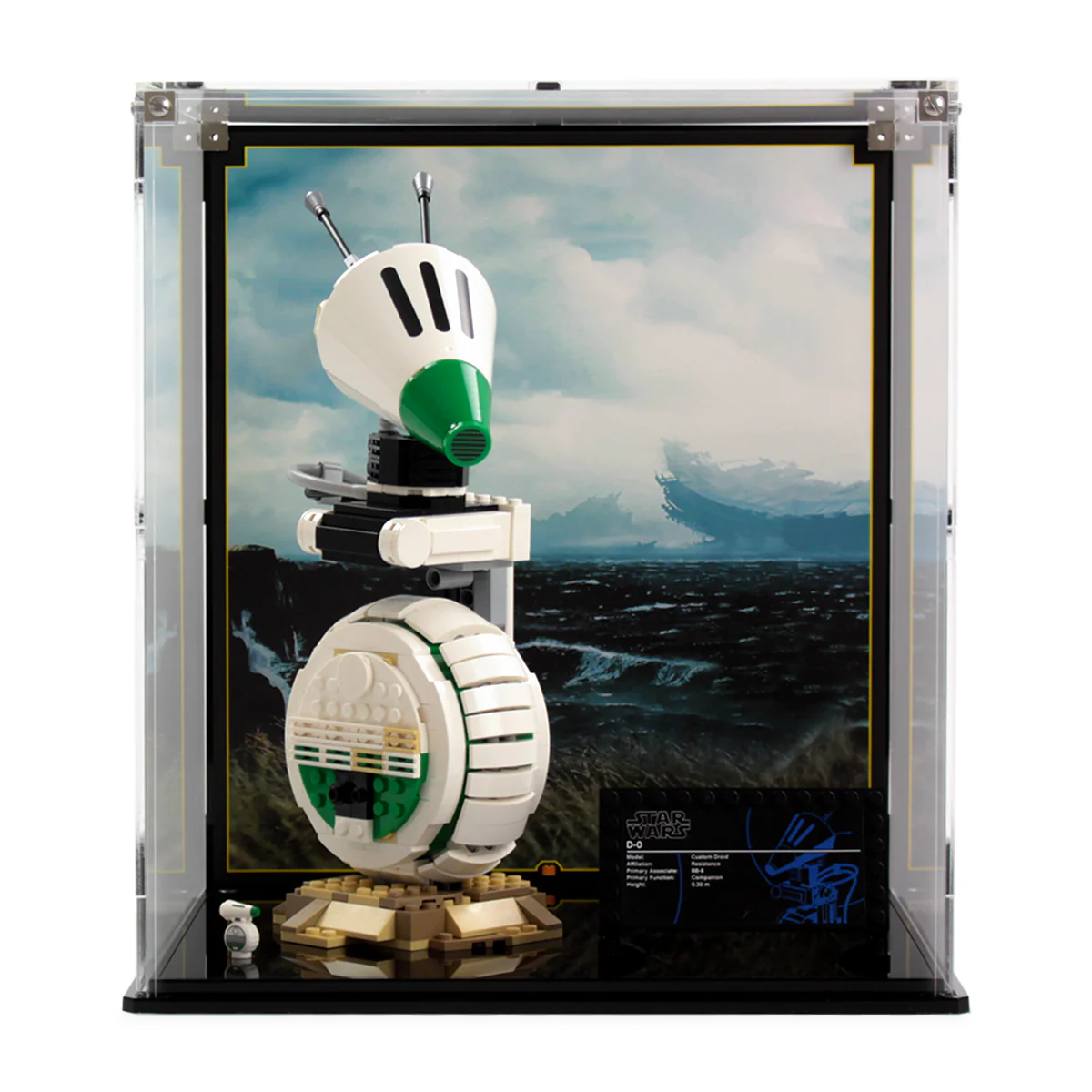 Display Case for LEGO® Star Wars™ D-O (75278)