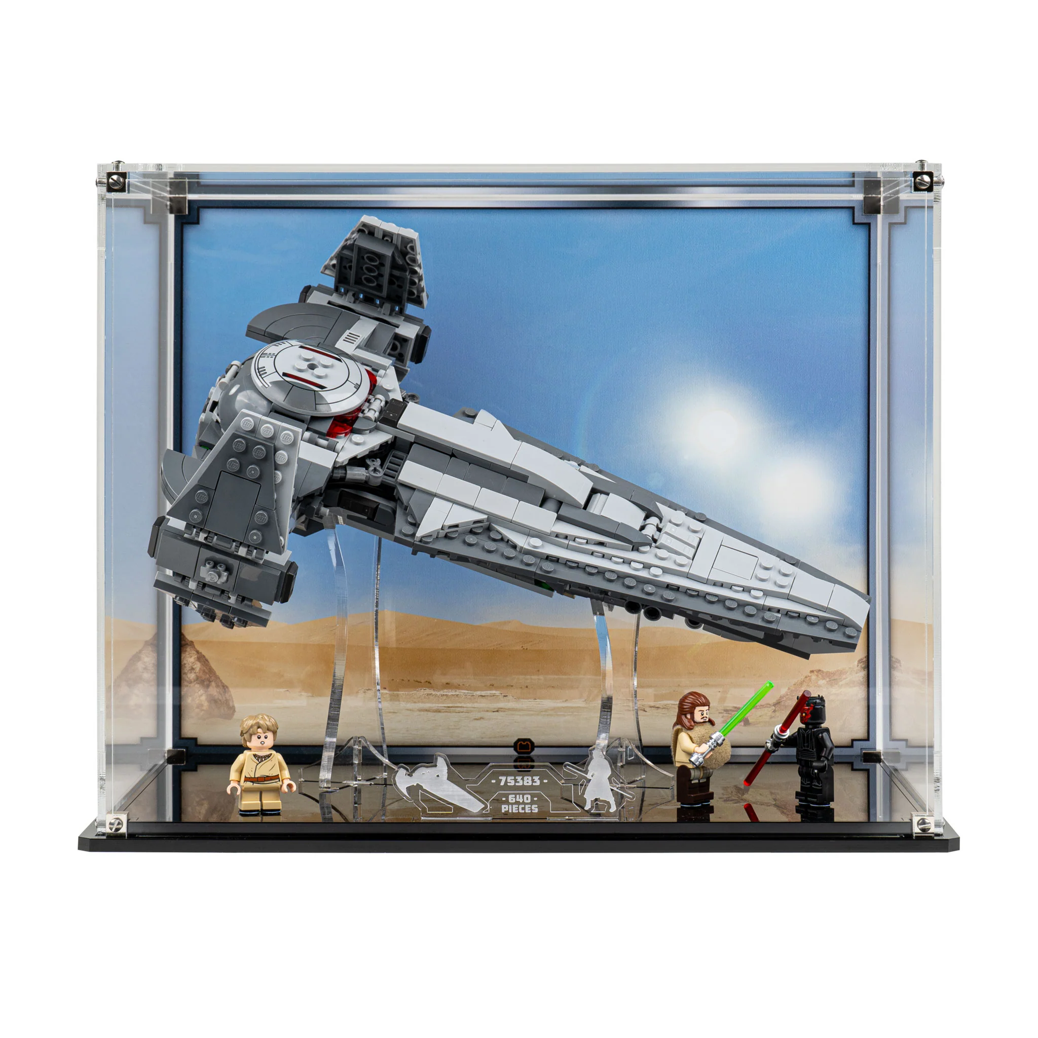 Display Case for LEGO® Star Wars Darth Maul's Sith Infiltrator (75383) - Image 2
